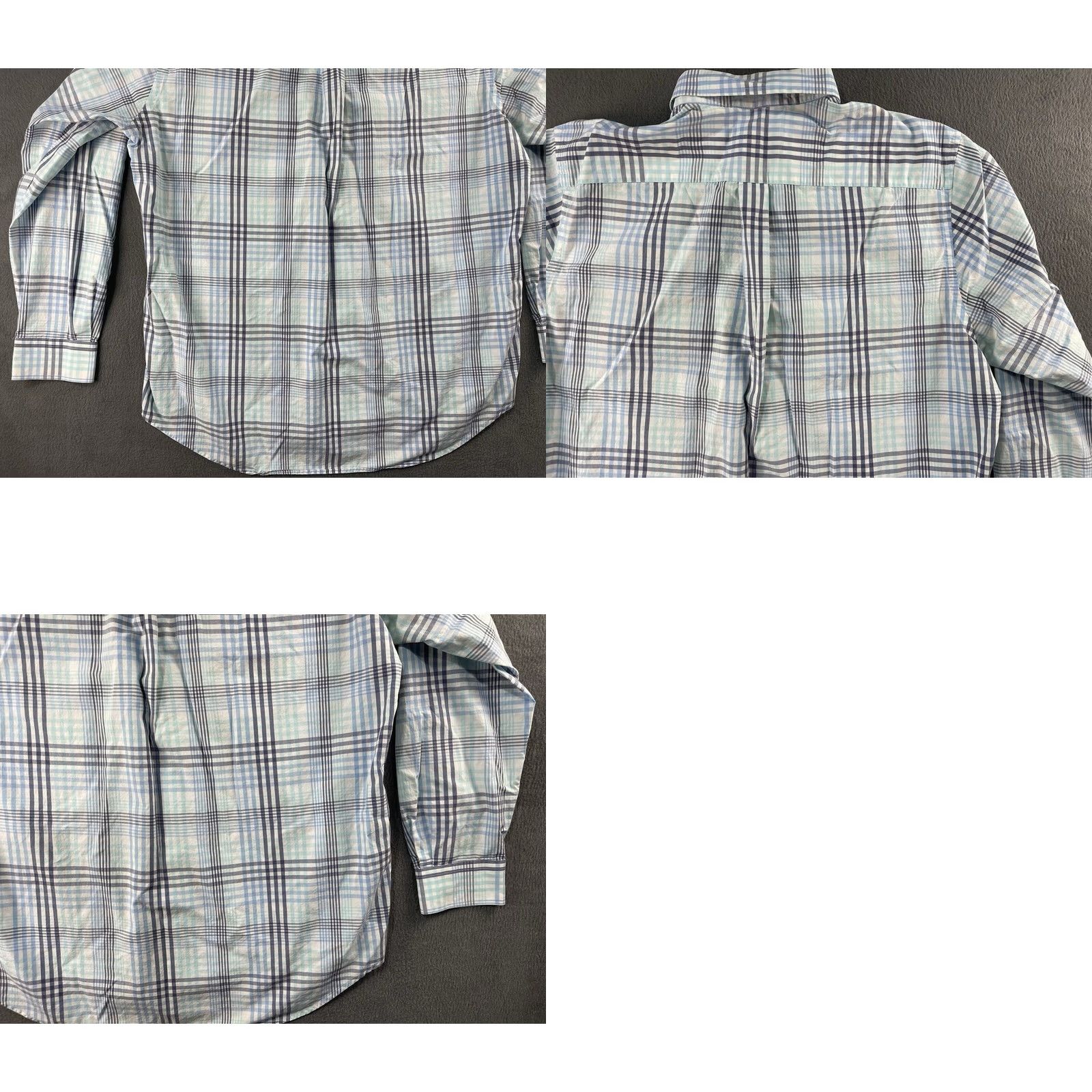 Vineyard Vines Vineyard Vines Murray Slim Fit XL Blue Plaid Button Up Long Sleeve Whale Shirt Size US XL / EU 56 / 4 - 9 Thumbnail