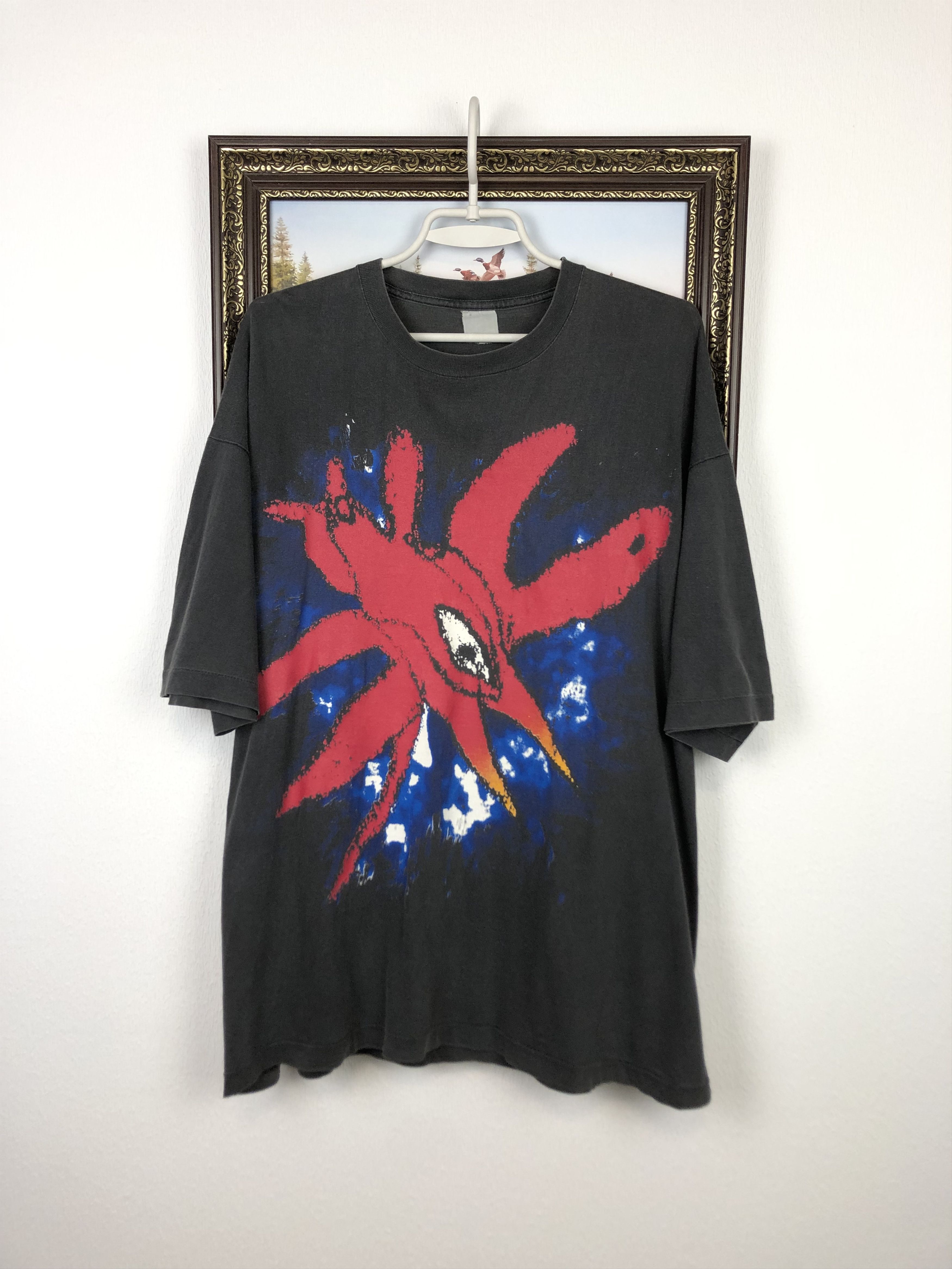 Band Tees × Vintage Vintage 90's The Cure Wish Tour Shirt Over Print Tee Rare Size US L / EU 52-54 / 3 - 1 Thumbnail