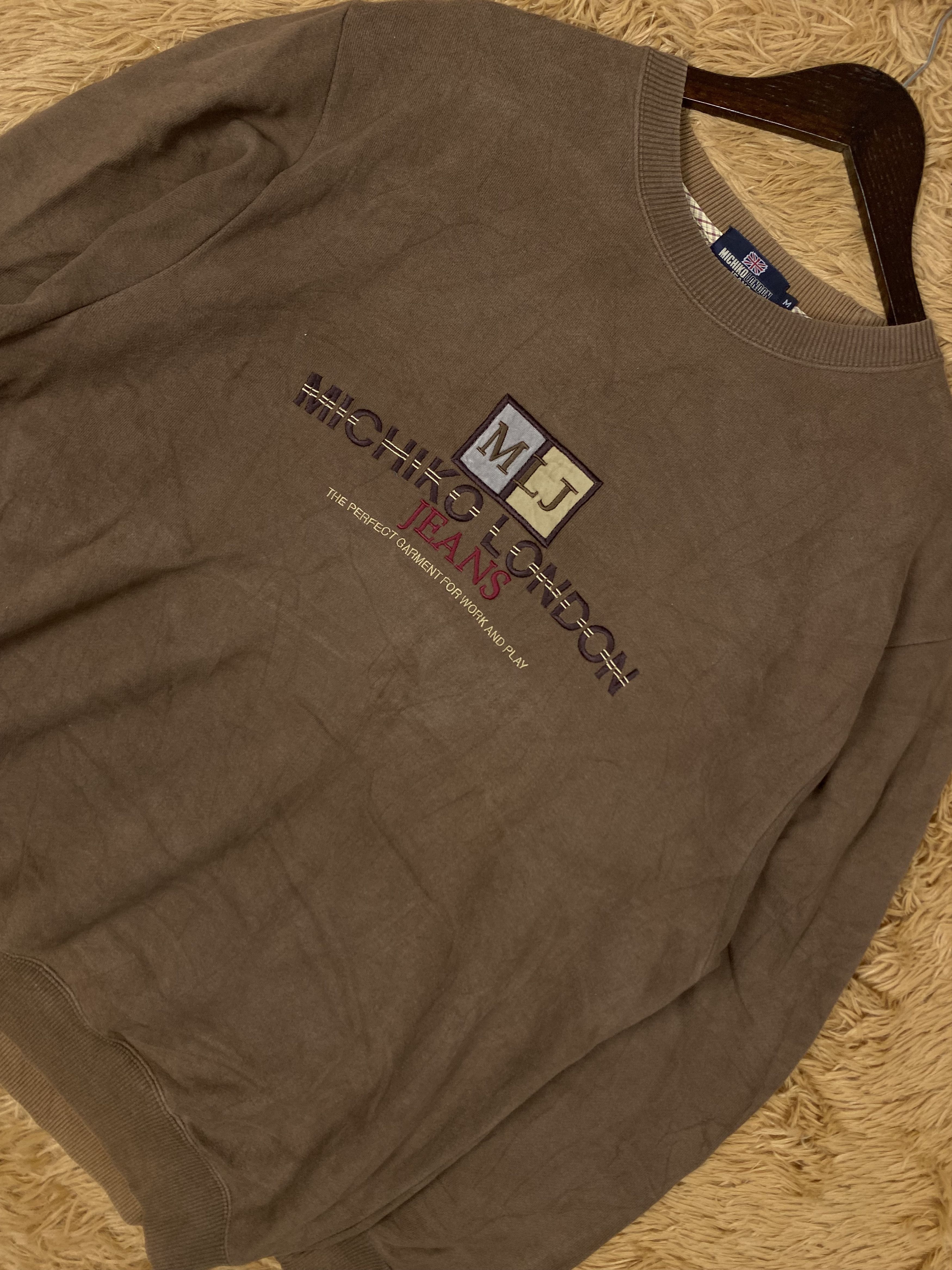 Michiko Koshino London × Vintage Vintage Michiko London Jeans Sweatshirts PS0243 Size US M / EU 48-50 / 2 - 2 Thumbnail
