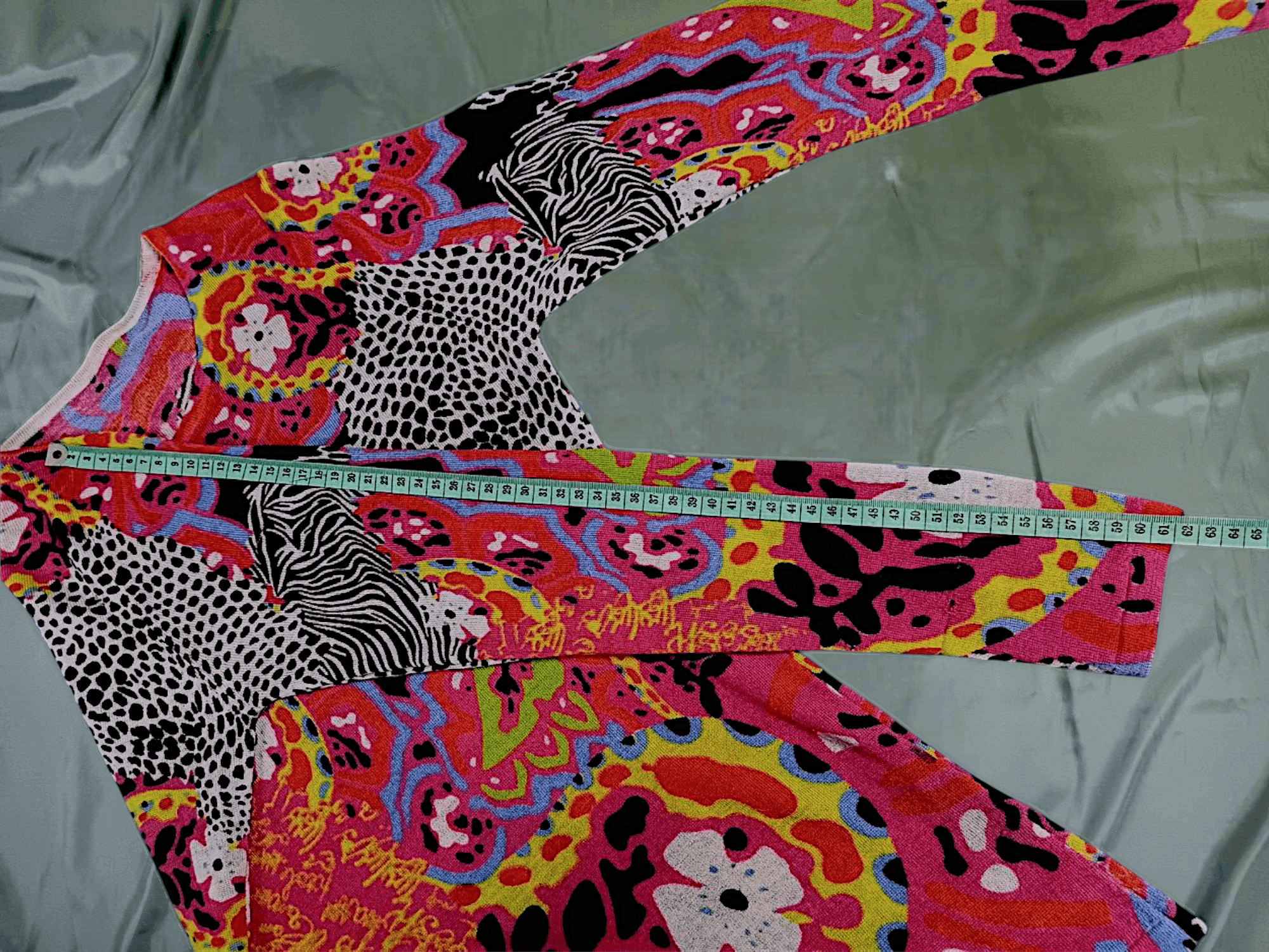 Japanese Brand UNKNOWN BRANDS Full print Long Sleeve T Shirt Y2K Style Size US M / EU 48-50 / 2 - 16 Thumbnail