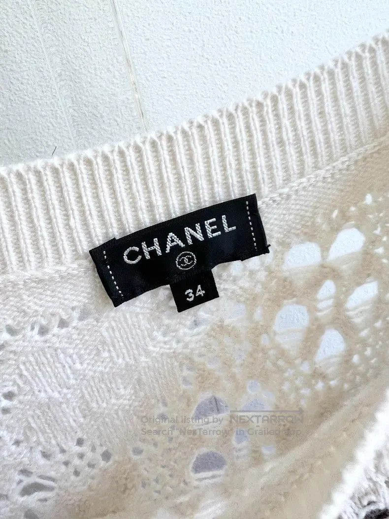 Chanel Chanel Colour-blocked sweater Size XXS / US 00 / IT 34 - 3 Thumbnail