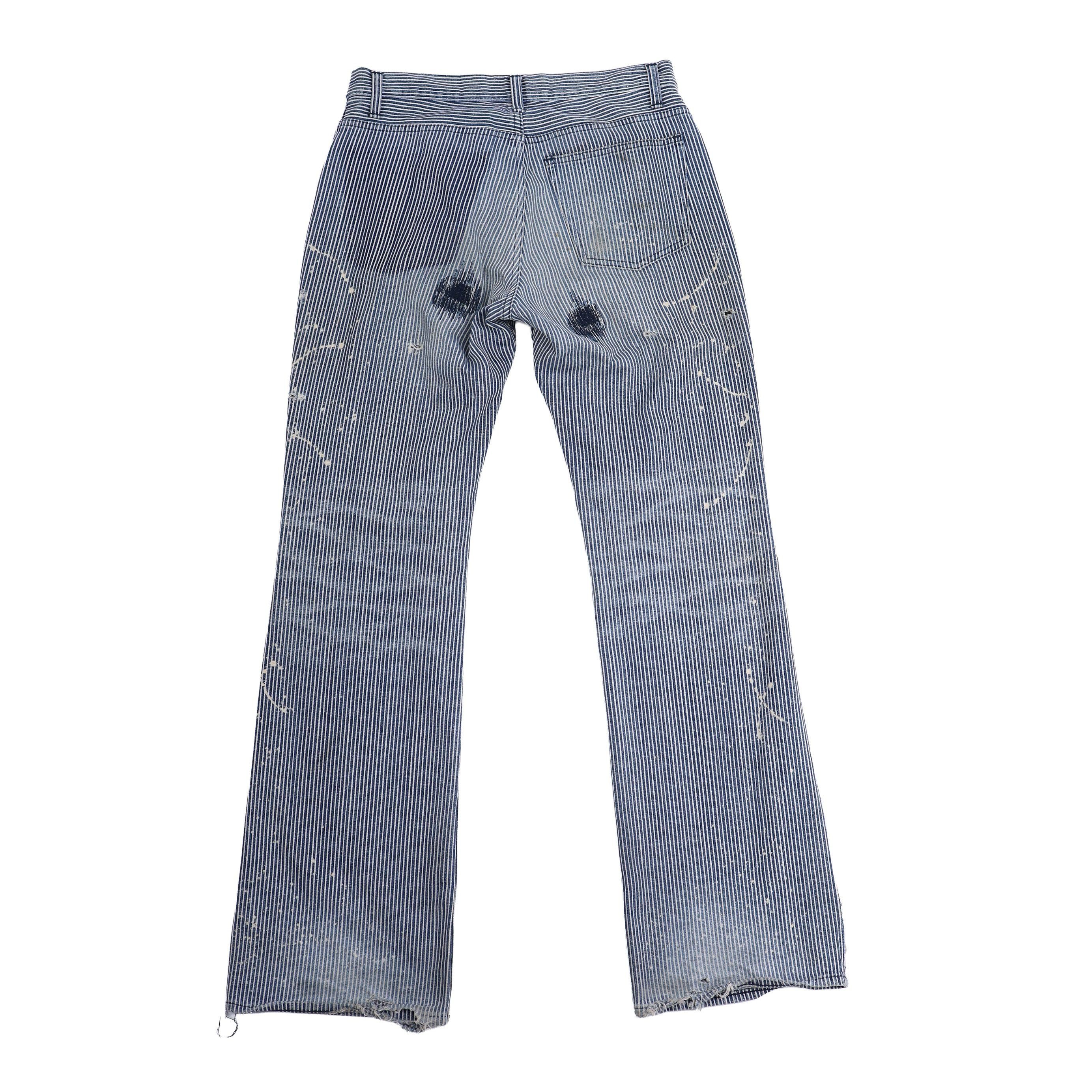 Number (N)ine Number Nine Pinstripe Painter Pants Size US 32 / EU 48 - 6 Thumbnail