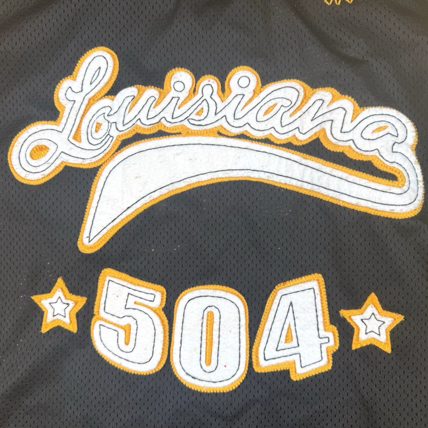 Vintage Raw Blue Louisiana Basketball Jersey Tank Mens 2XL Blue 504 Shot Blockers Sports Activewear Size US XXL / EU 58 / 5 - 4 Thumbnail