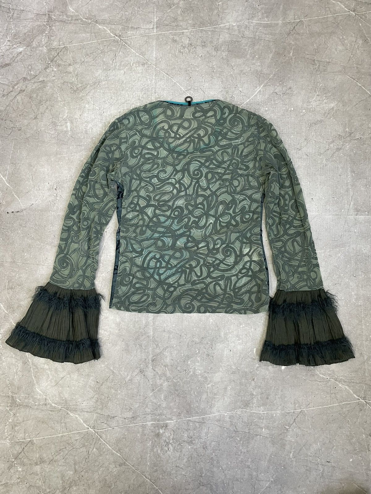 Japanese Brand Velvet longsleeve mesh y2k Save The Queen Vivienne Westwood Size M / US 6-8 / IT 42-44 - 7 Thumbnail
