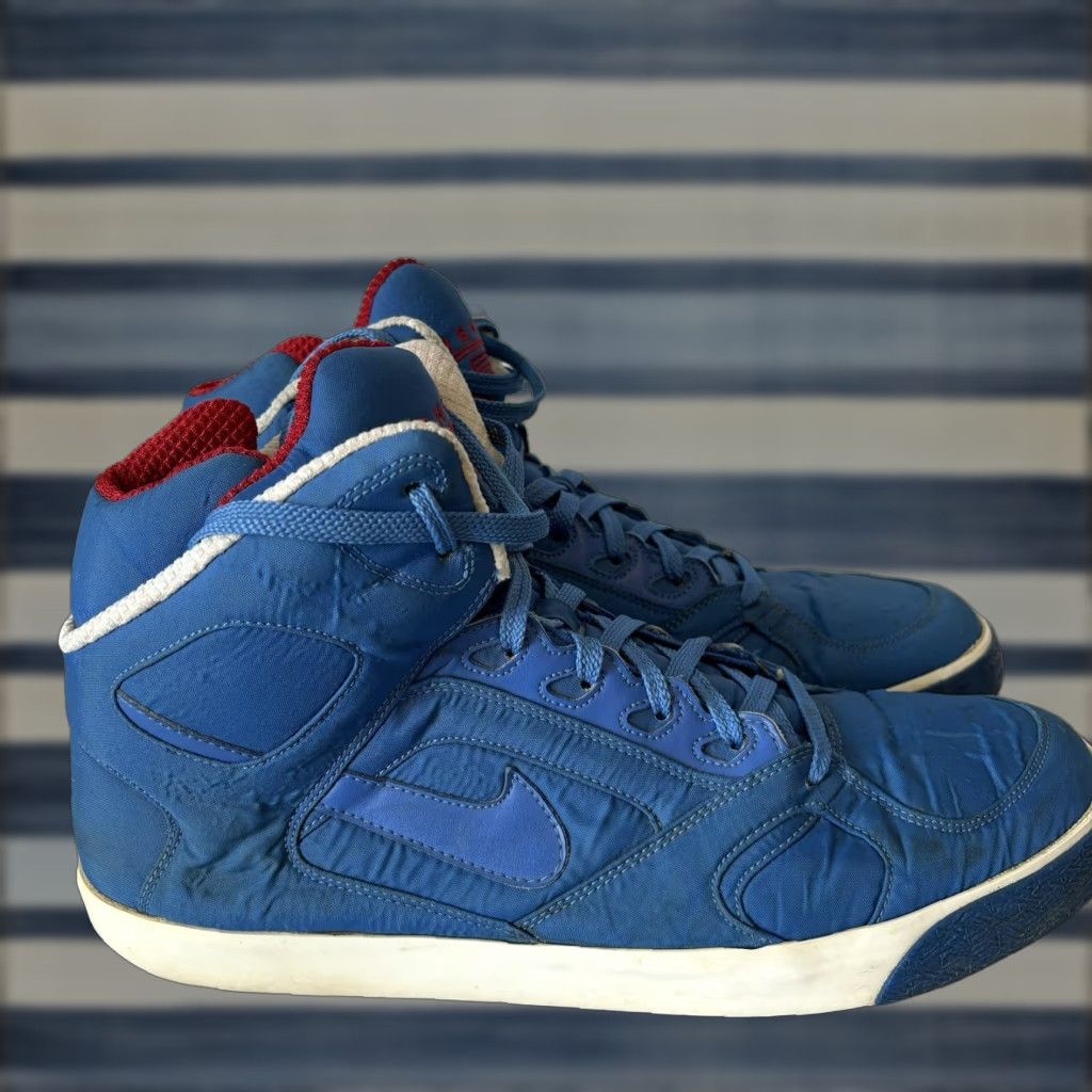 Nike Nike Auto Flight High Varsity Royal Blue Sneakers 375468-441 Men’s Size 14 Size US 13 / EU 46 - 1 Thumbnail
