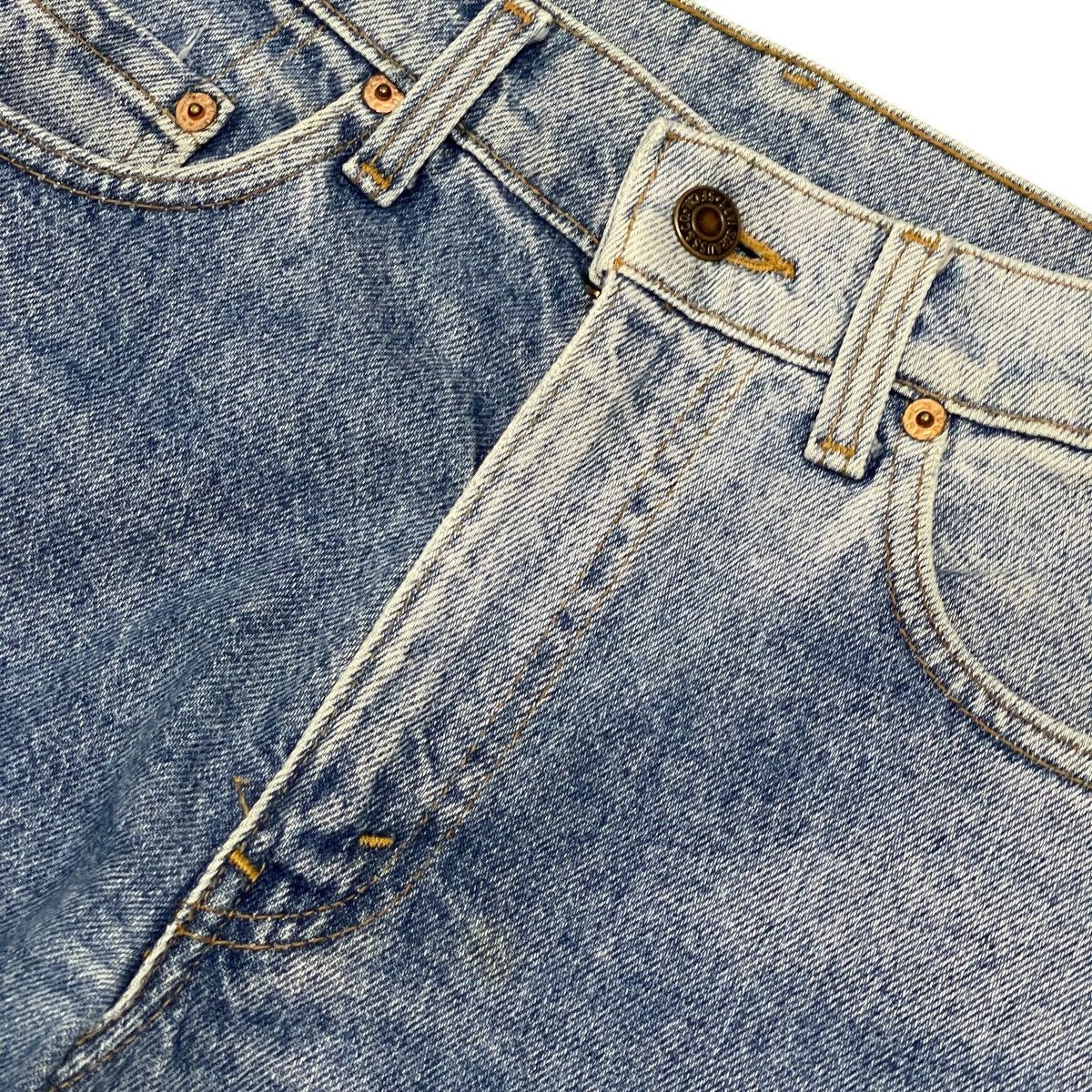 Levi's Vtg 90s Levis 510 Made In USA Regular Fit Straight Leg Jeans Size US 29 - 8 Thumbnail