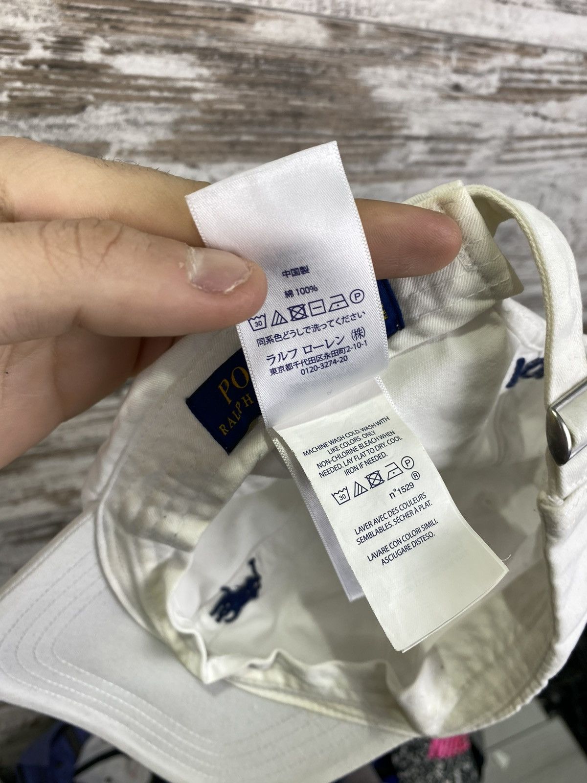 Polo Ralph Lauren × Vintage Mens Vintage Polo Ralph Lauren White Cap hats logo y2k rare Size ONE SIZE - 11 Thumbnail