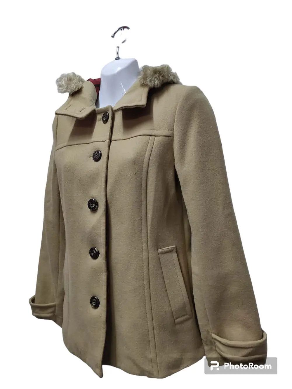 Burberry Burberry blue label fur wool coat Size XS / US 0-2 / IT 36-38 - 2 Thumbnail