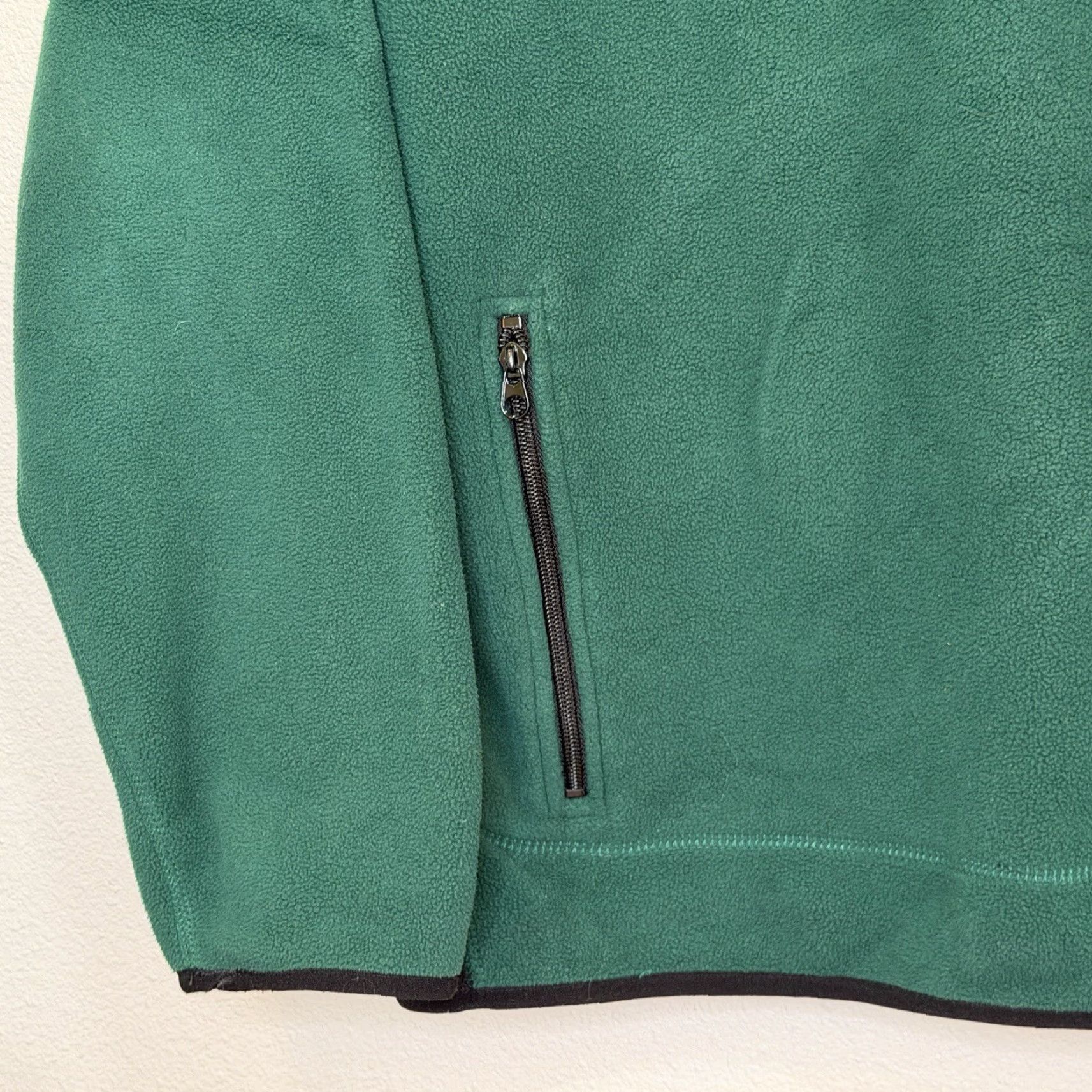 Vintage Fayettechill Sweatshirt Mens Large Green 1/4 Zip Fleece Pockets Trim Size US L / EU 52-54 / 3 - 4 Thumbnail