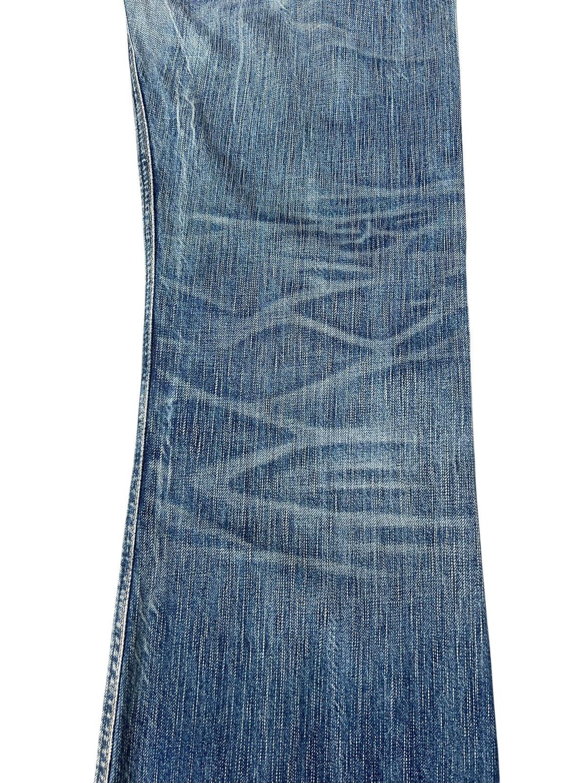 Edwin Vintage Y2K Edwin 503 BT500 Dirty Mud Denim Flare Jeans Size US 32 / EU 48 - 18 Thumbnail