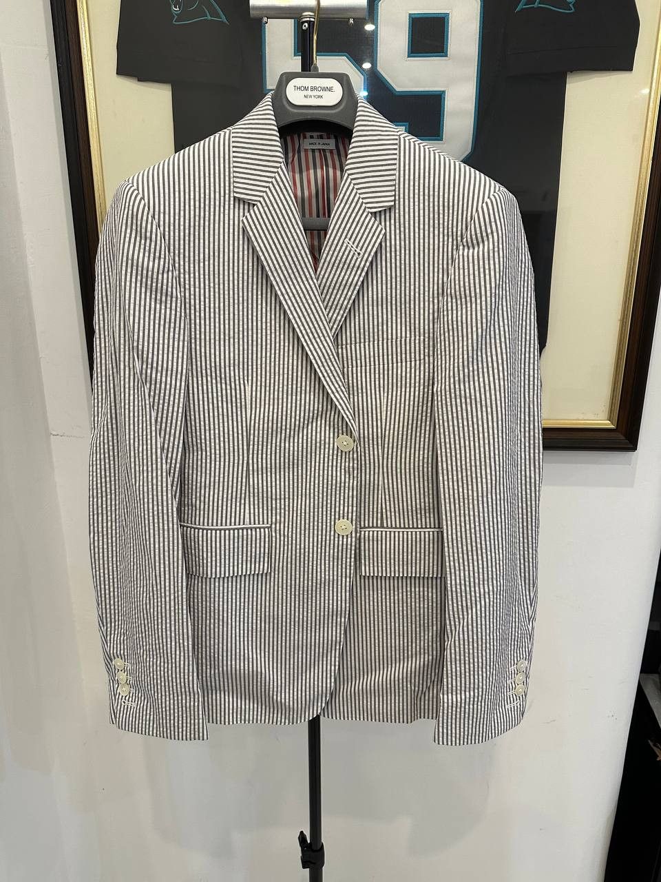 Thom Browne Thom Browne Classic SB S/C In Seersucker Size 36R - 1 Thumbnail