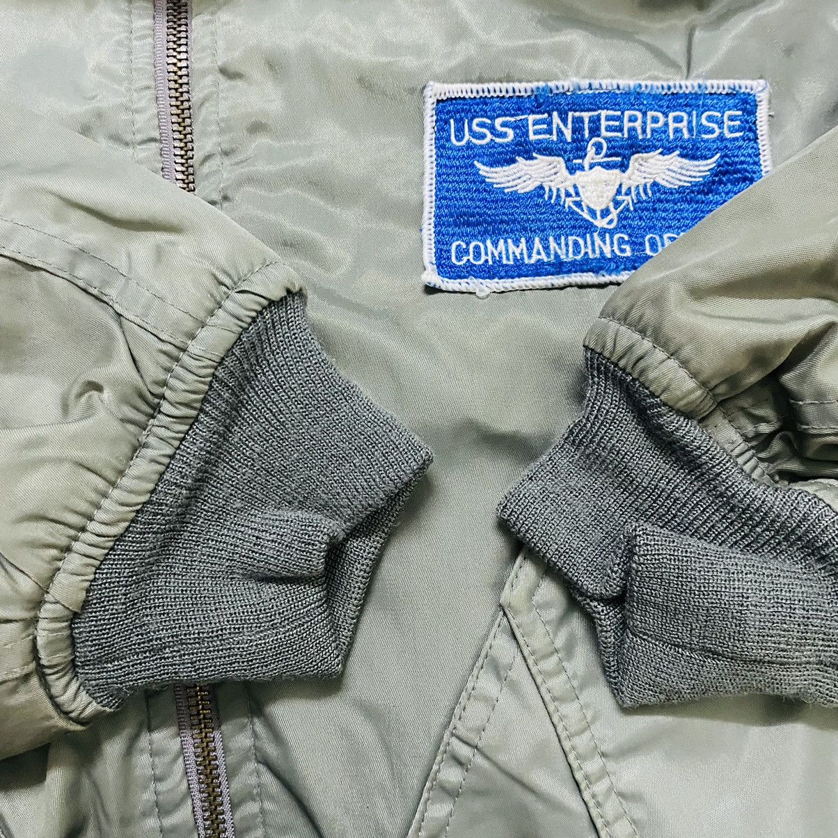 Buzz Rickson's Vintage tomcat uss enterprise bomber jacket Size US XL / EU 56 / 4 - 6 Thumbnail