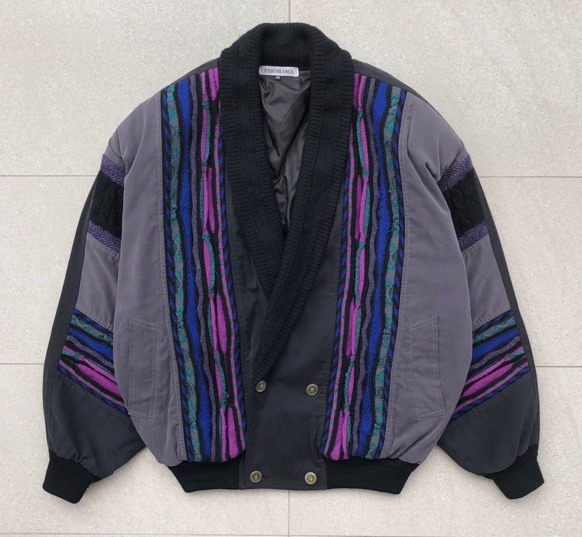 Vintage Vintage Prio Blanca Inspired Coogi Design Cardigan / Jacket Size US L / EU 52-54 / 3 - 11 Thumbnail