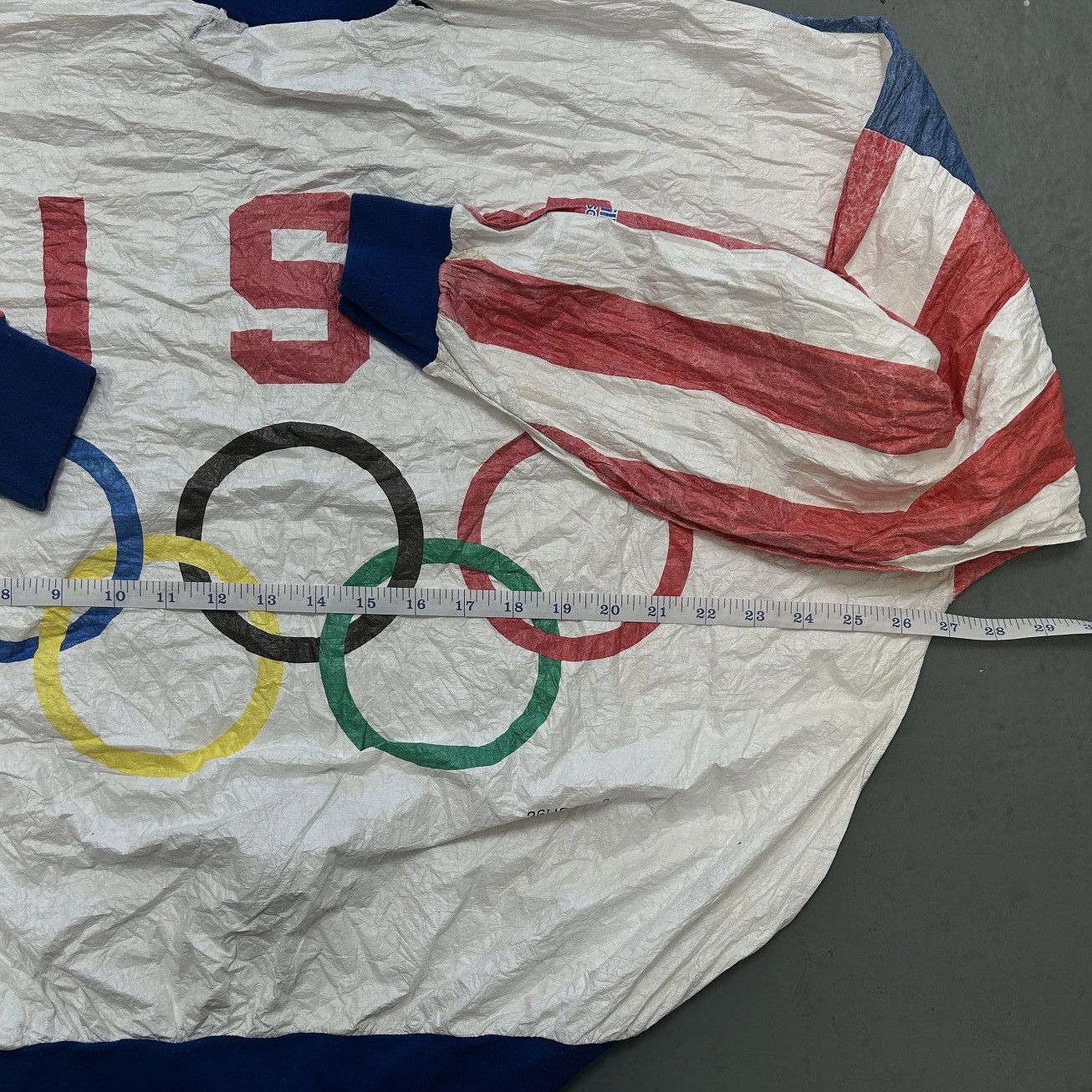 Vintage Vintage 80s/90s USA Olympics Tyvek Jacket Size US XL / EU 56 / 4 - 7 Thumbnail