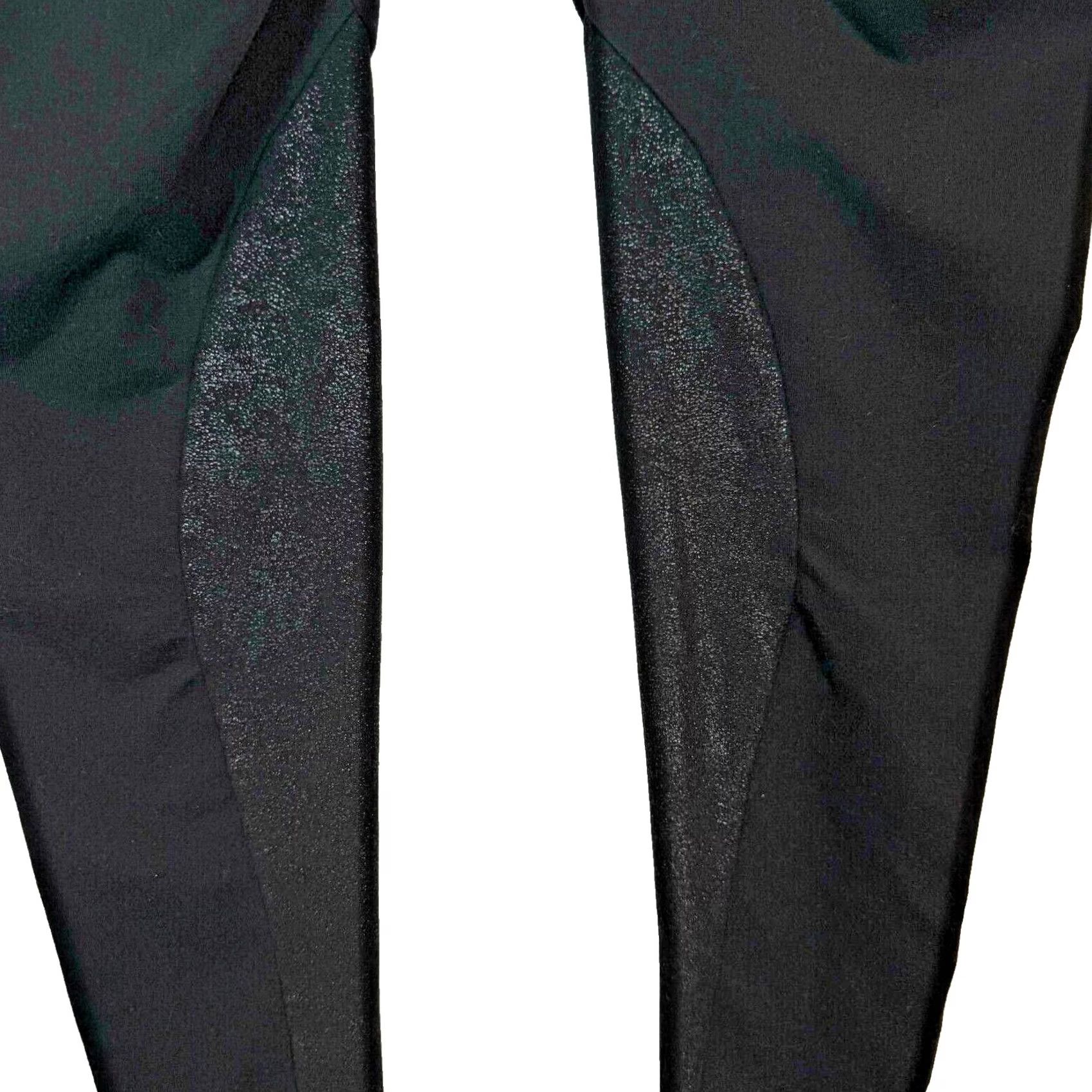 Spanx Spanx Leggings Women’s Size 1 Black Glitter High-Waist Elastic Waistband W298 Size 25" / US 0 / IT 36 - 5 Thumbnail