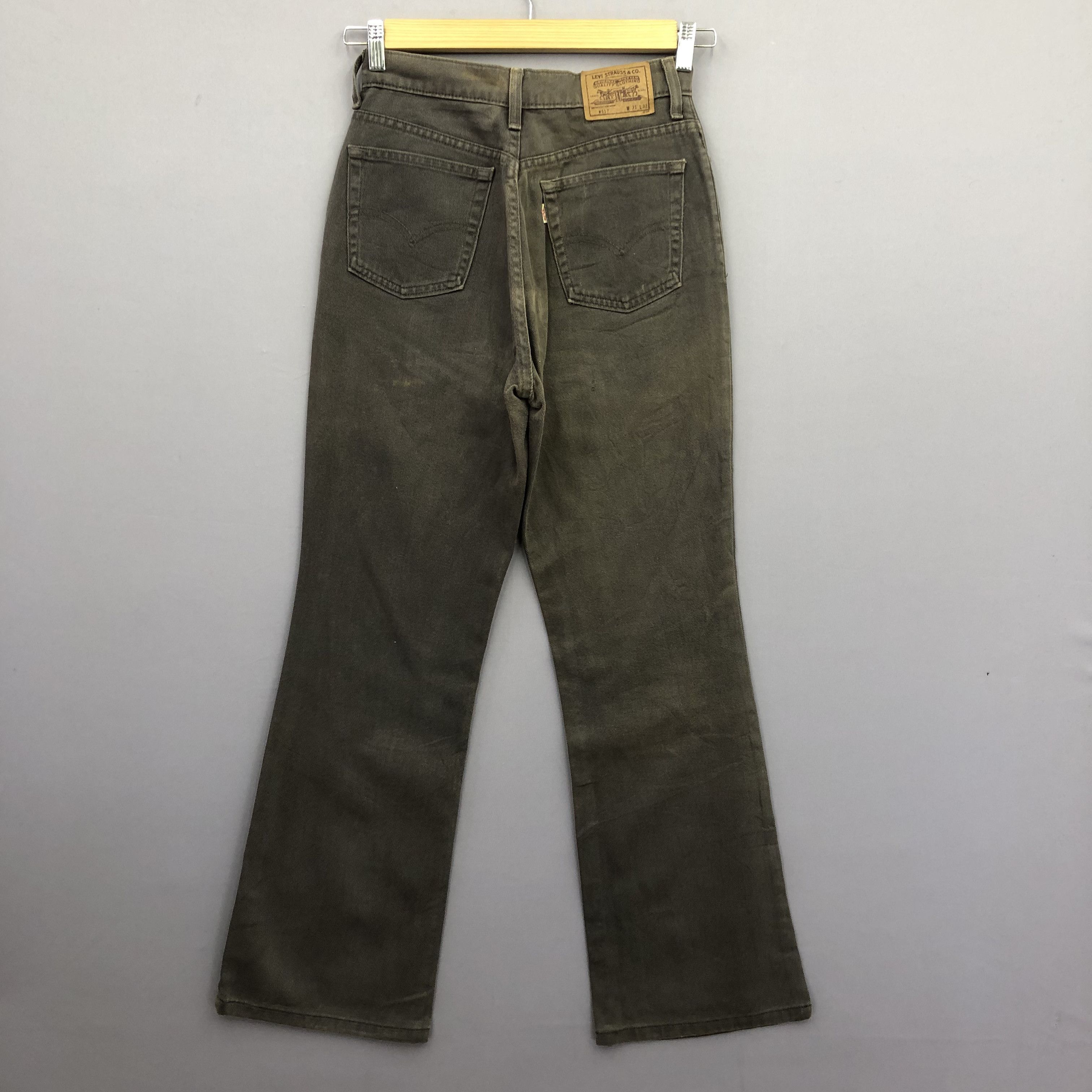 Vintage Levis 517 Flare Jeans Levi's Wide Leg Boot Cut Denim