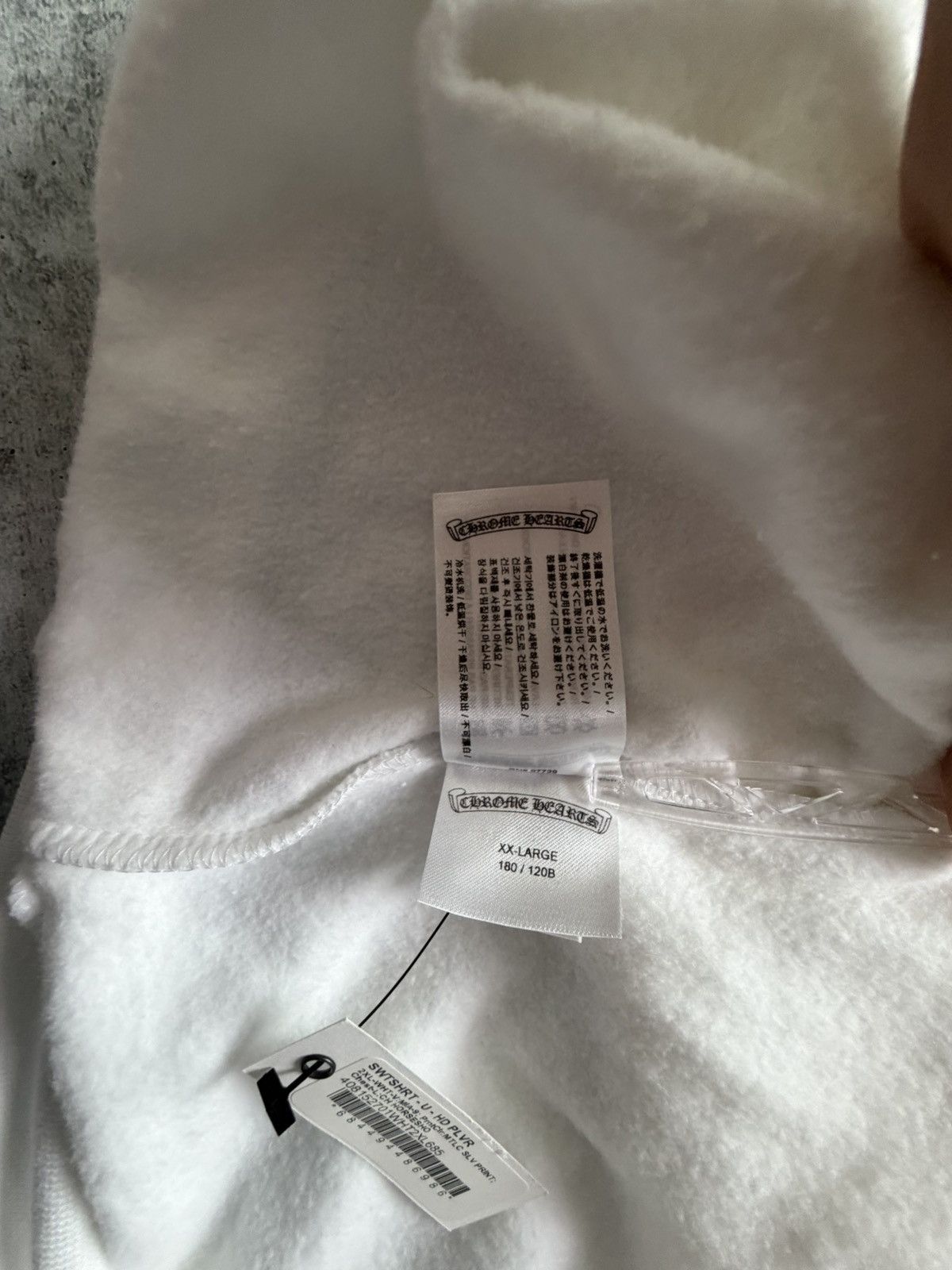 Chrome Hearts Chrome Heart White Miami Horseshoe Hoodie Size US XXL / EU 58 / 5 - 5 Thumbnail