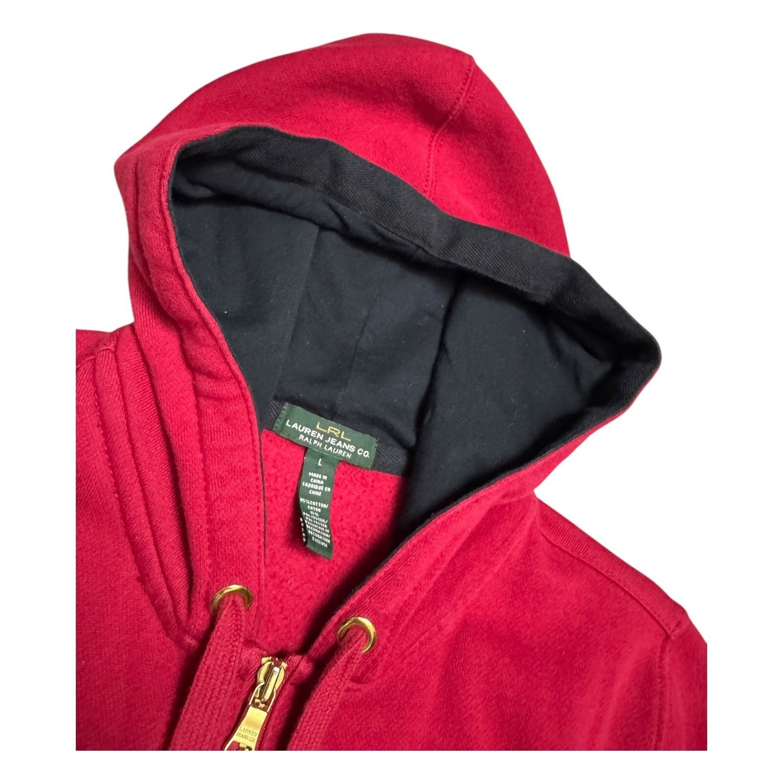 Lauren Ralph Lauren LAUREN RALPH LAUREN Designer Casual Full Zip Hoodie Large Size US L / EU 52-54 / 3 - 3 Thumbnail