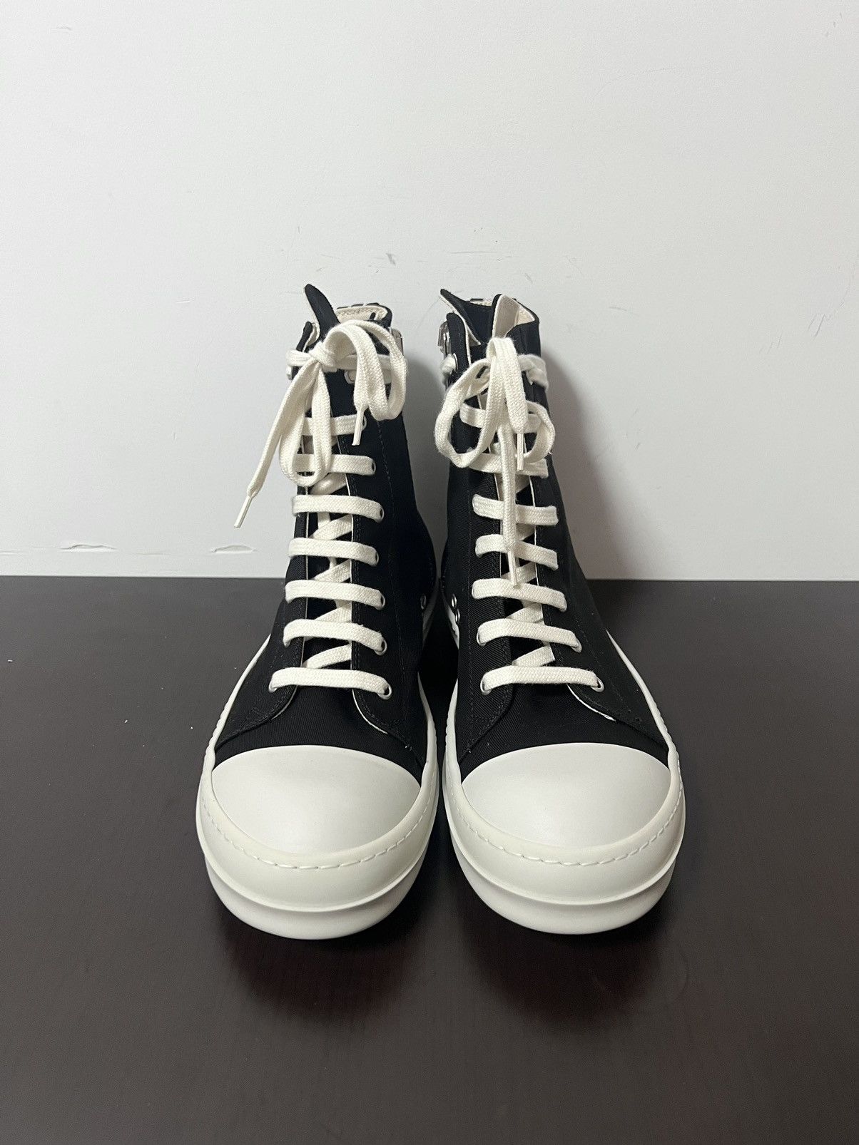 Rick Owens × Rick Owens Drkshdw Rick owens drkshdw ramones high top sneaks sz 41.5 Size US 8.5 / EU 41-42 - 3 Thumbnail