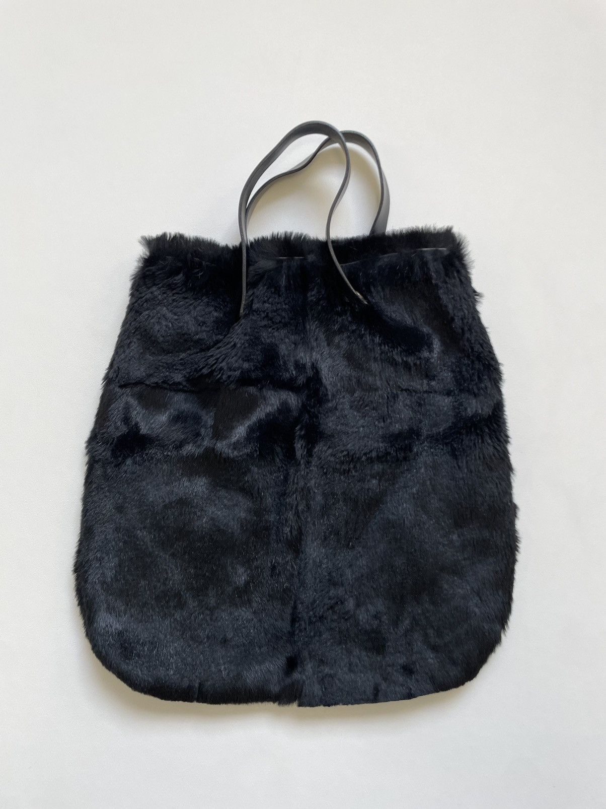 Prada A/W 2000 Black Sheep Fur Hand Bag Size ONE SIZE - 16 Thumbnail