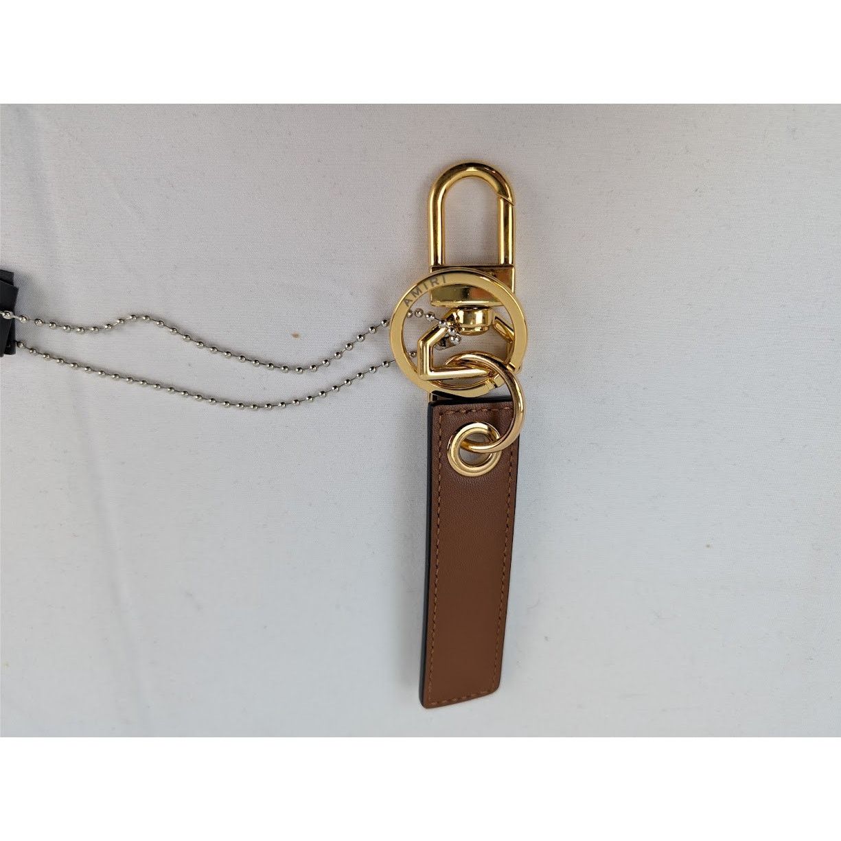 Amiri o1rshd1 Q:3 / Size: OS / Nappa Tao Keychain in Brown Size ONE SIZE - 2 Thumbnail