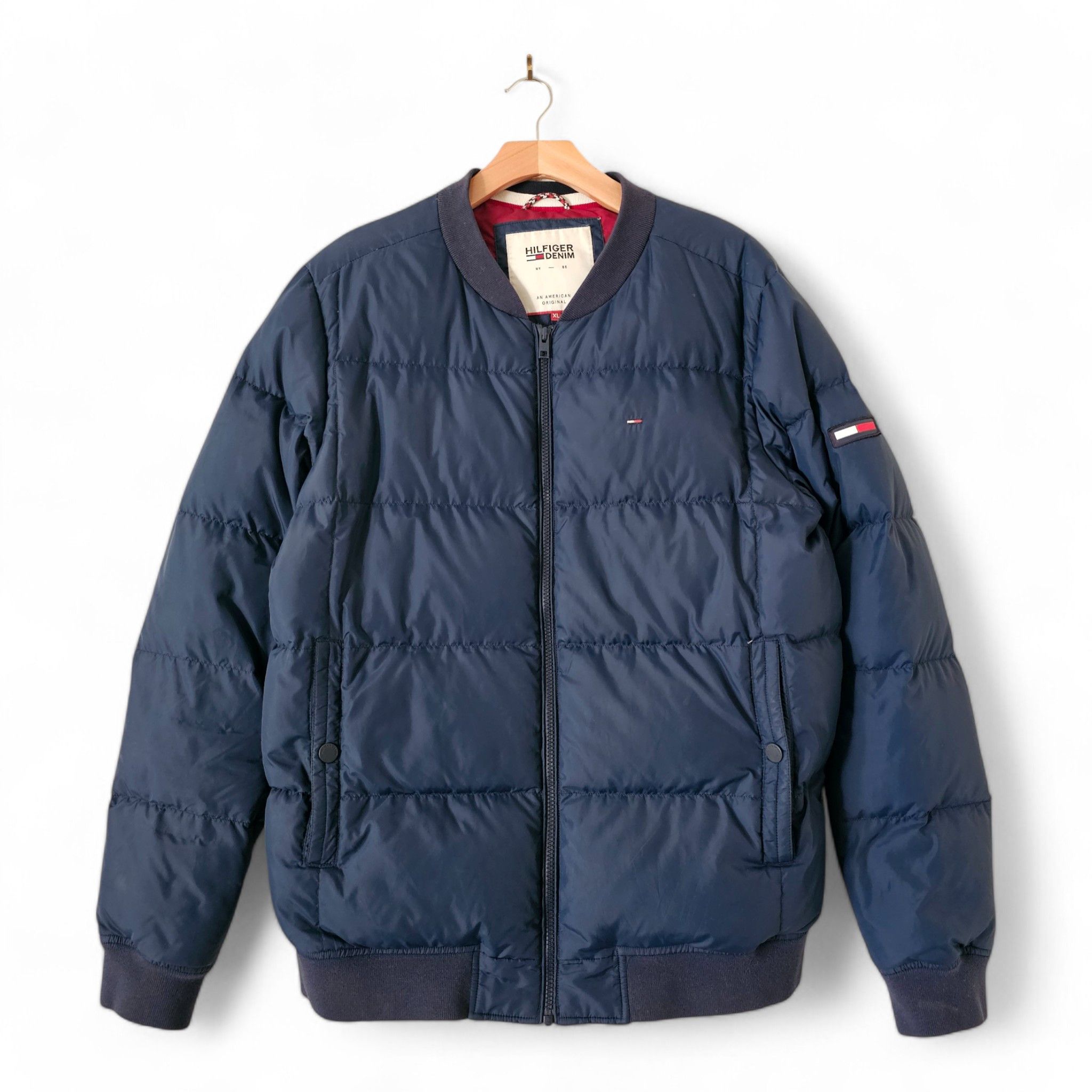 Tommy Hilfiger Puffer Bomber Jacket Size US XL / EU 56 / 4 - 1 Thumbnail
