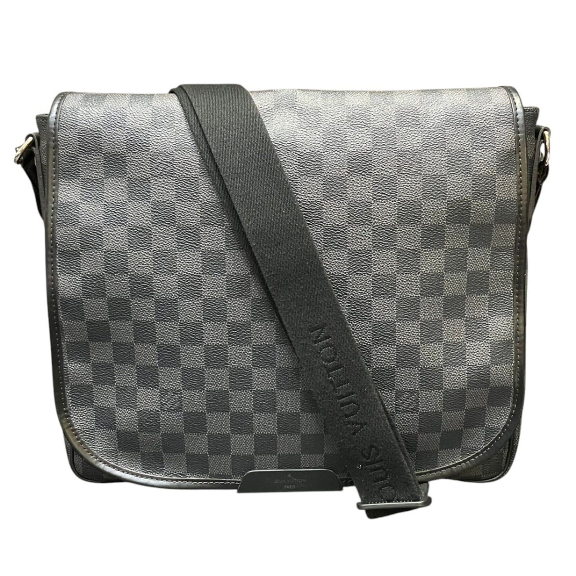 Louis Vuitton Louis Vuitton Daniel MM Shoulder Bag, Damier Graphite, Toile Leather, N58029 Size ONE SIZE - 1 Thumbnail