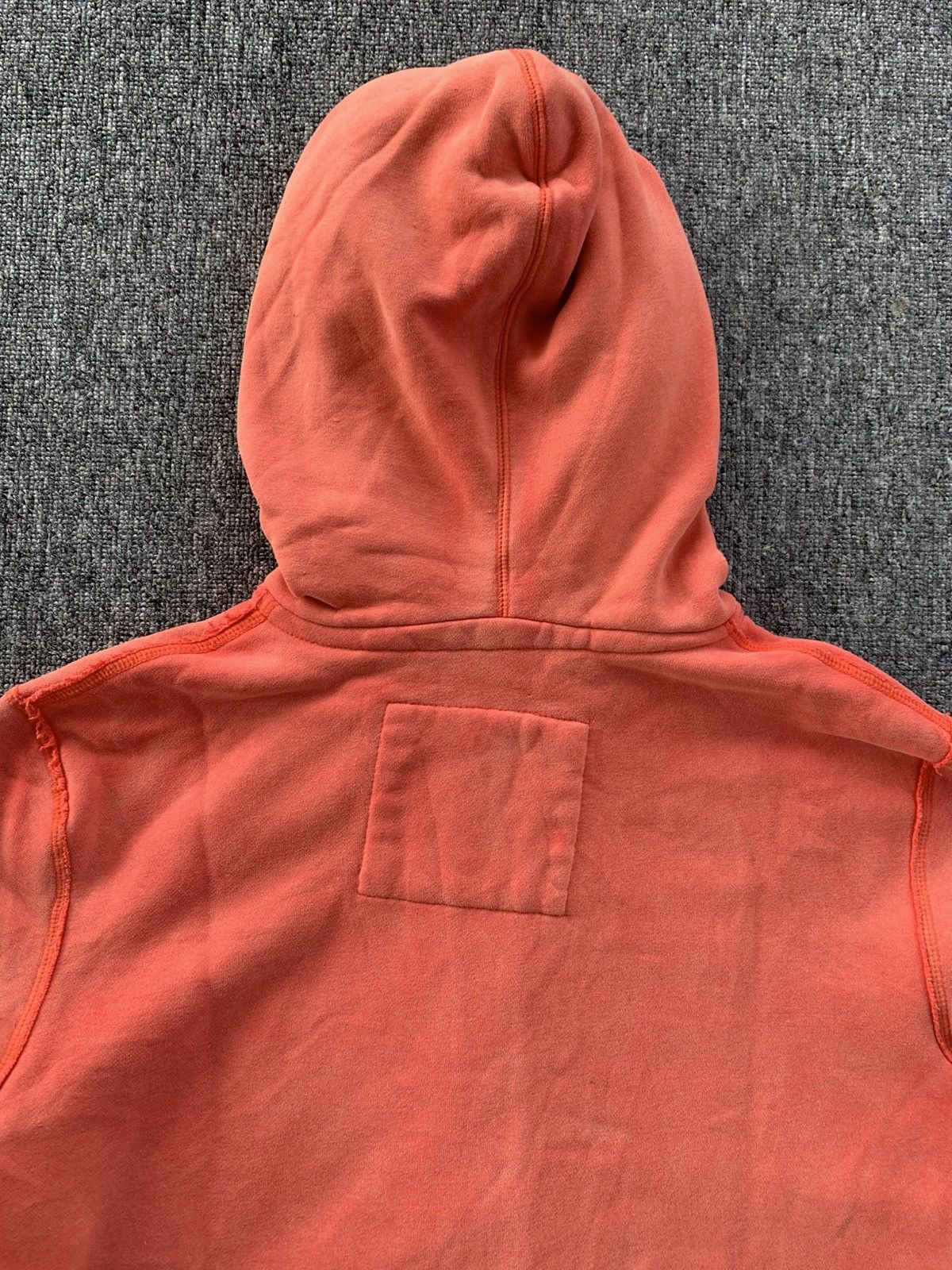 Abercrombie & Fitch Abercrombie 37 Distressed Vintage Orange Zip Jacket Hoodie Size US XL / EU 56 / 4 - 7 Thumbnail