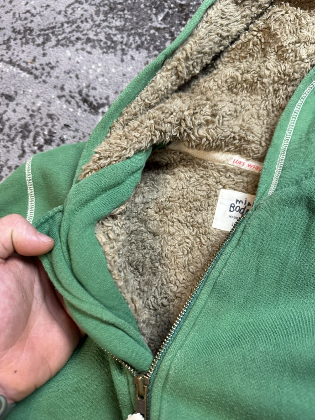 Abercrombie & Fitch × Japanese Brand × Vintage Vintage Abercrombie & Fitch Zip-Up Fur Hoodie Size US S / EU 44-46 / 1 - 5 Thumbnail
