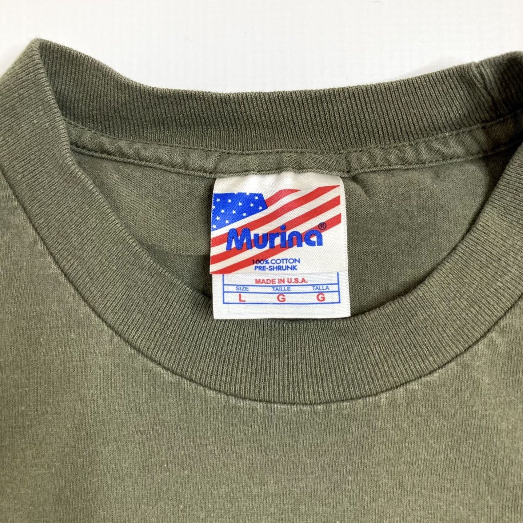 Vintage VINTAGE Murina Marina Kiss Army T Shirt Rock Tee Men’s Size L Green Made In The USA Size US L / EU 52-54 / 3 - 5 Thumbnail
