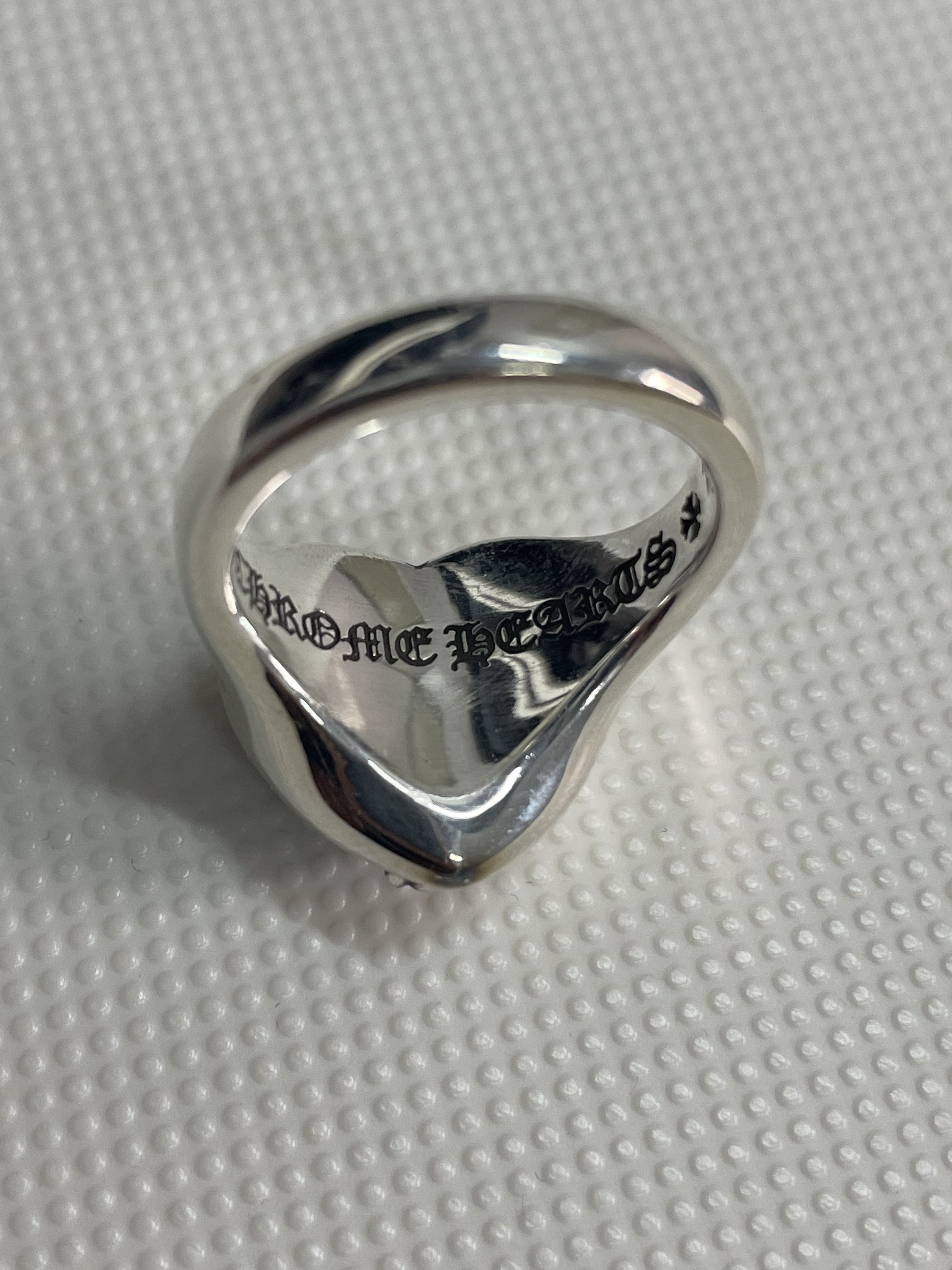 Chrome Hearts Chrome Hearts Silver R.l.P Heart Cemetery Ring Size ONE SIZE - 5 Thumbnail