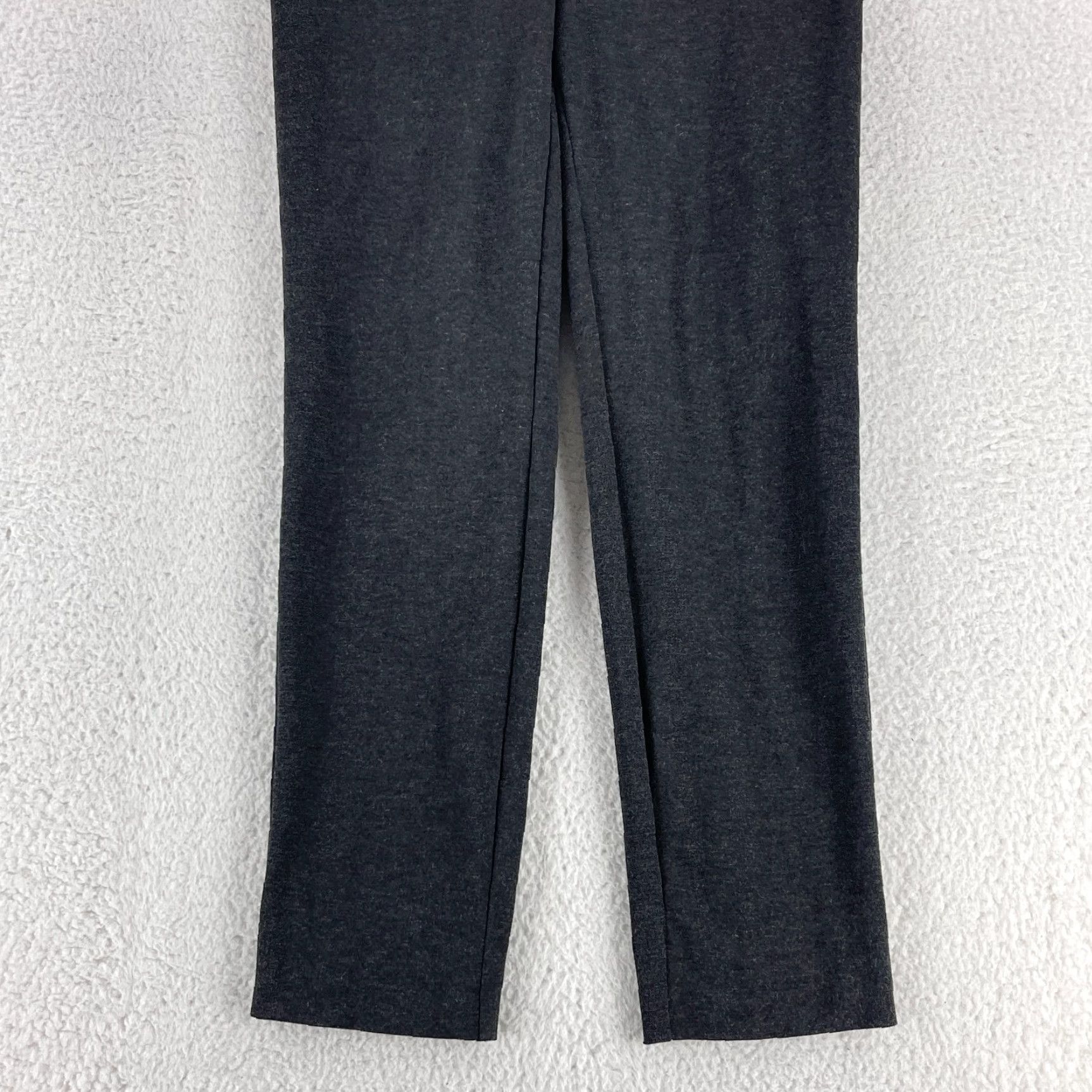 J. Jill J. Jill Petites Gray Ponte Slim Leg Pants Womens Pull On Stretch Mid-Rise PS Size 28" / US 6 / IT 42 - 3 Thumbnail
