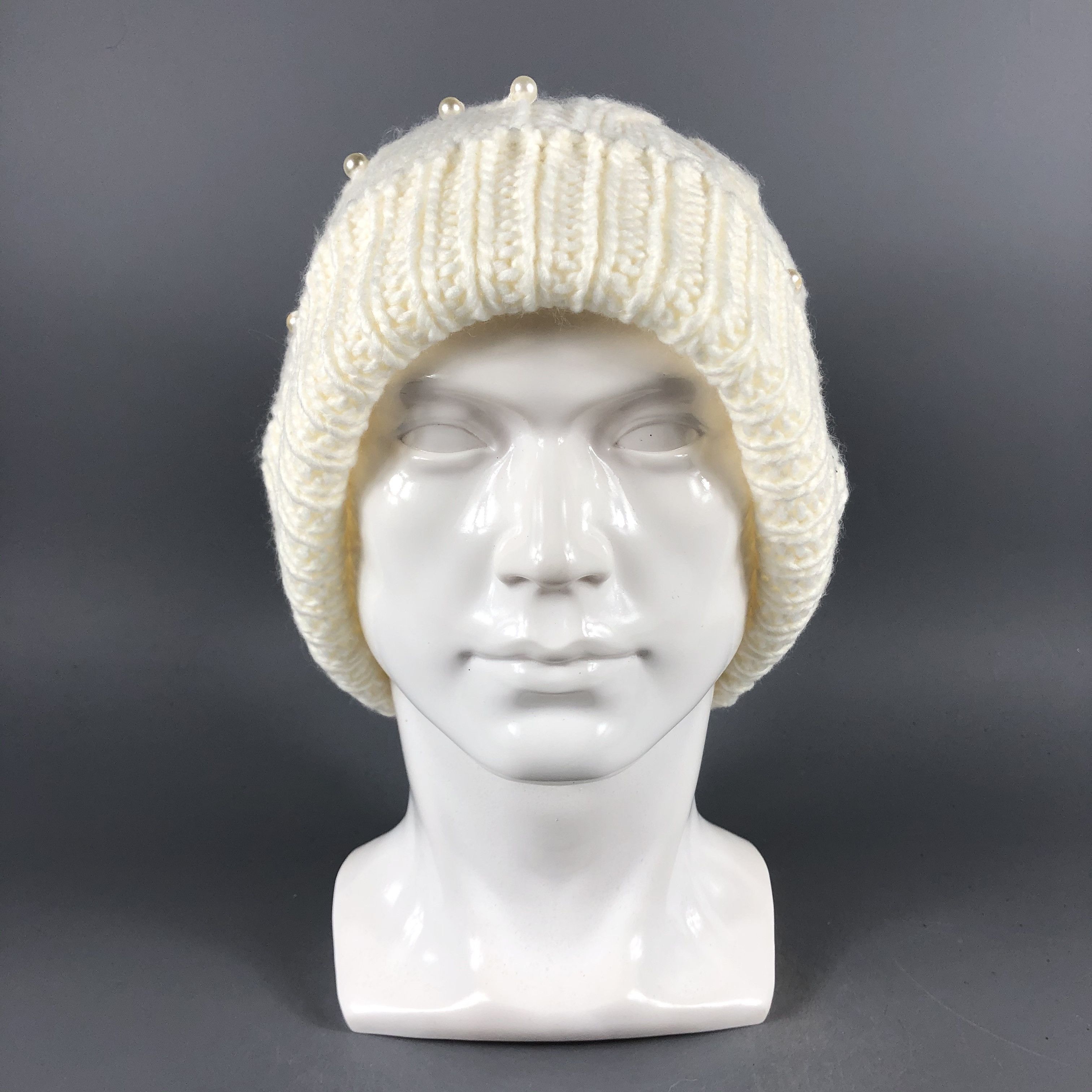 Japanese Brand × Vintage Womens Ingni Aran Isle Beanie Snow Hat Snow Cap -D946 Size ONE SIZE - 2 Thumbnail
