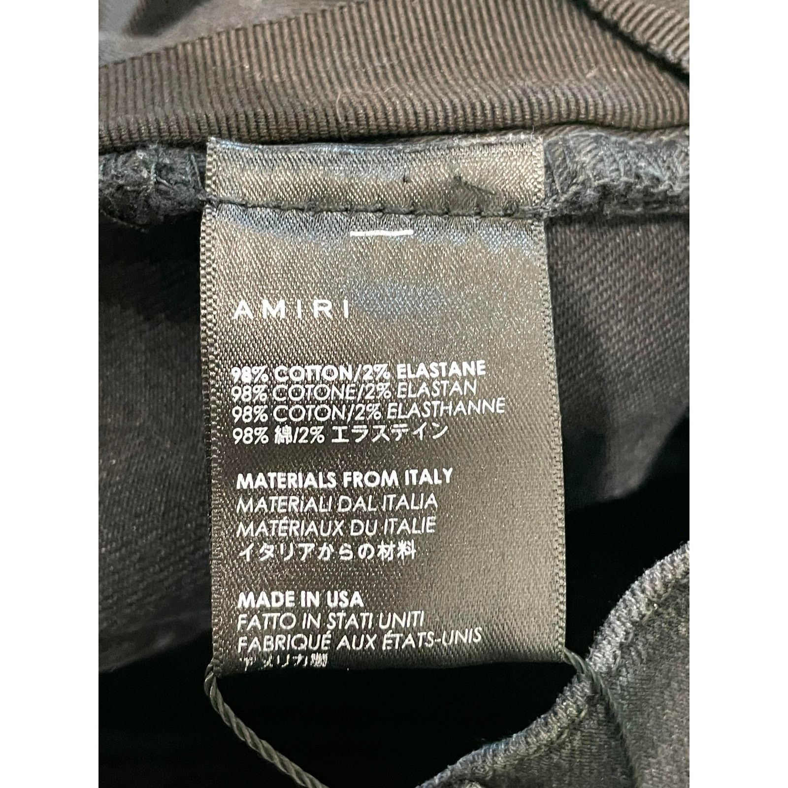 Amiri Amiri Blue Stripe Black Jeans Size US 32 / EU 48 - 6 Thumbnail