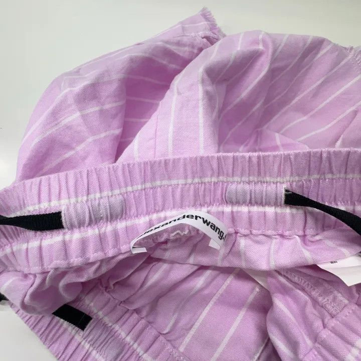 Alexander Wang Alexander Wang SS23 Logo Striped Shorts with Crystals - Size 23" - 5 Thumbnail