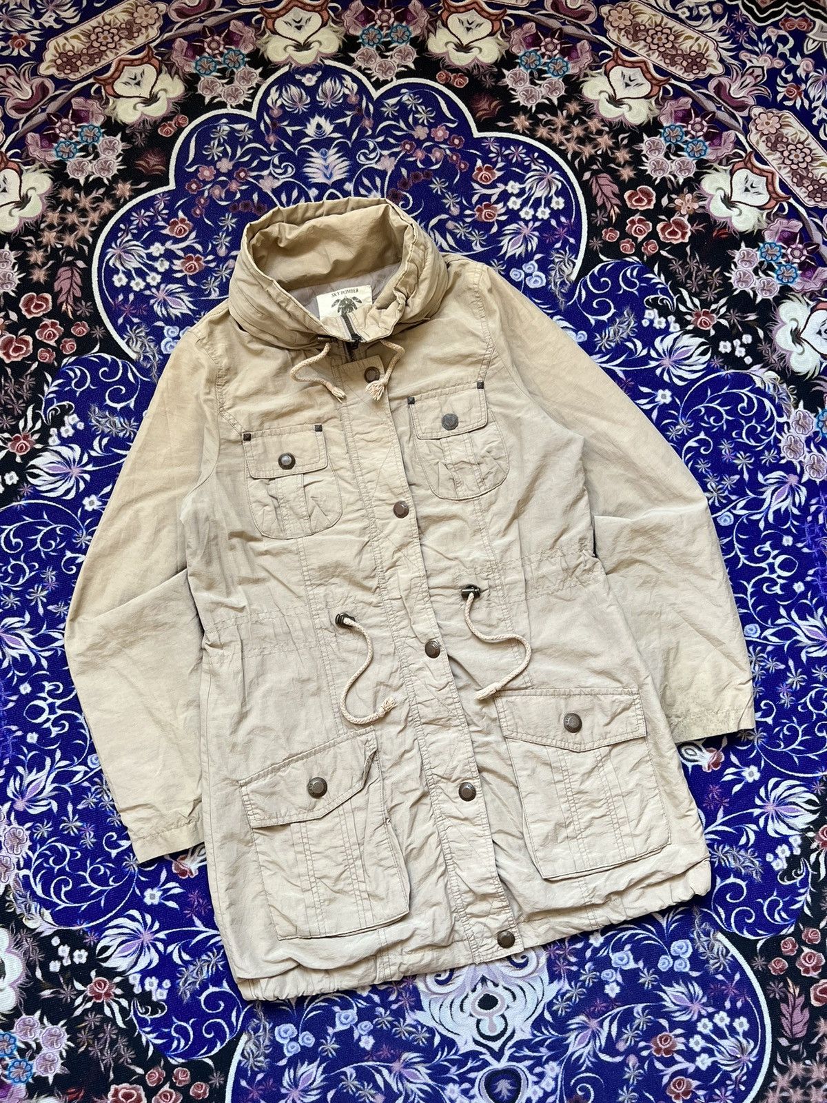 Japanese Brand Japanese Brand Sky Bomber Tactical Multipocket Parka Jacket Size M / US 6-8 / IT 42-44 - 3 Thumbnail