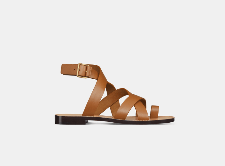 Dior o1w1db10725 KCO024 Sun Toe-Ring Sandals in Camel Size US 10 / IT 40 - 1 Thumbnail