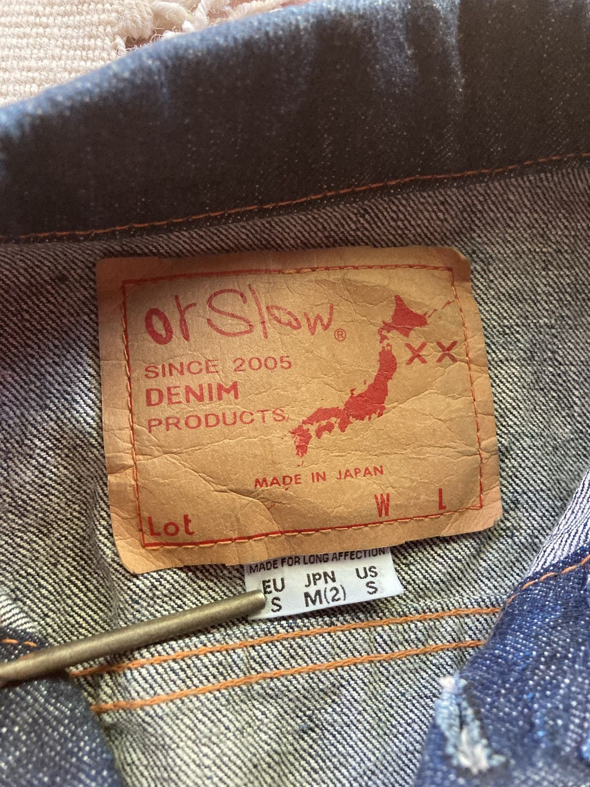 Orslow Orslow 6005 3rd Type Denim Jacket Size US S / EU 44-46 / 1 - 4 Thumbnail