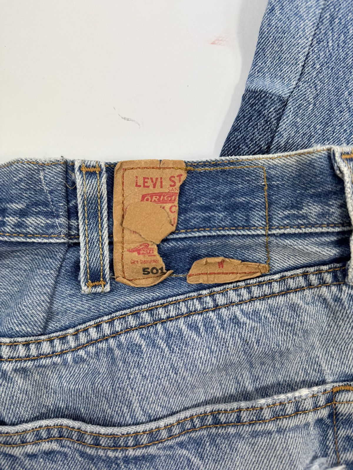 Levi's LEVI’S 501 DISTRESSED JEANS Size US 38 / EU 54 - 7 Thumbnail