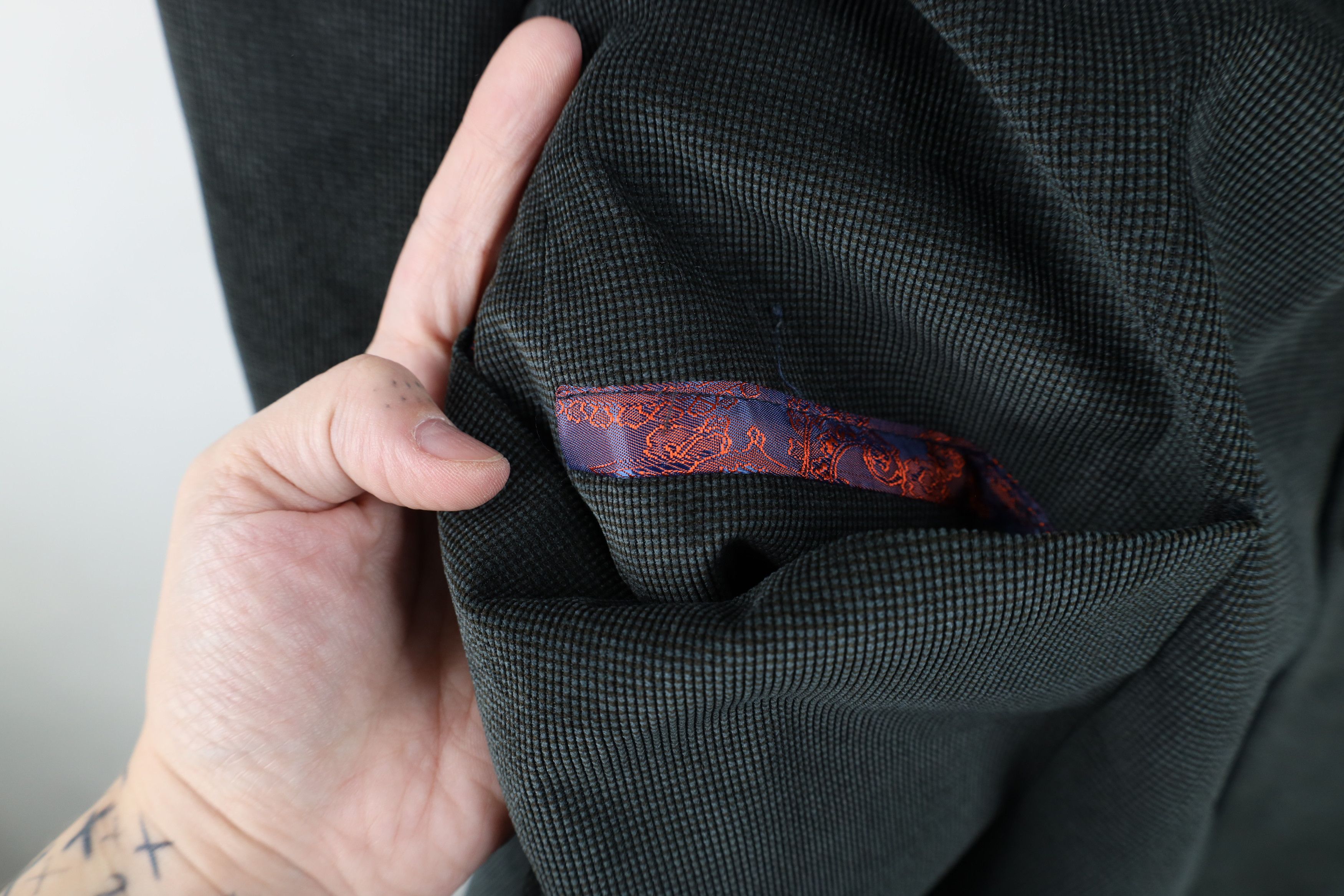 Vintage Marco Grassi Corduroy 2 Button Suit Coat Blazer Jacket Gray Size US XXL / EU 58 / 5 - 7 Thumbnail
