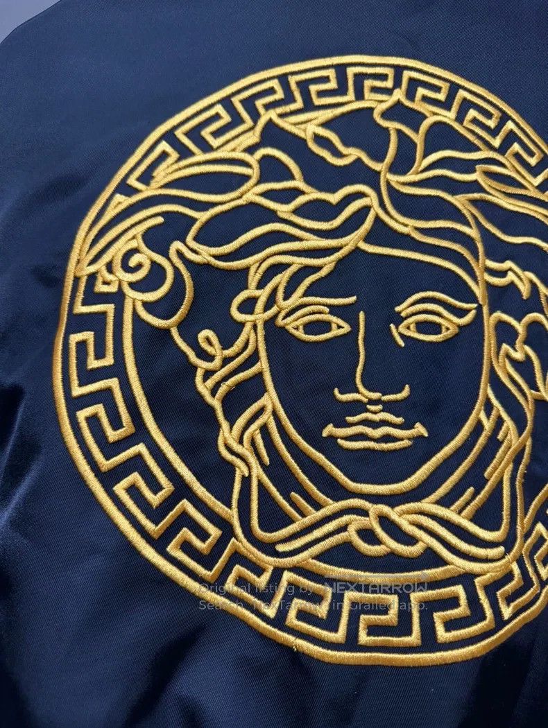 Versace Versace Black baseball uniform jacket Size US M / EU 48-50 / 2 - 9 Thumbnail
