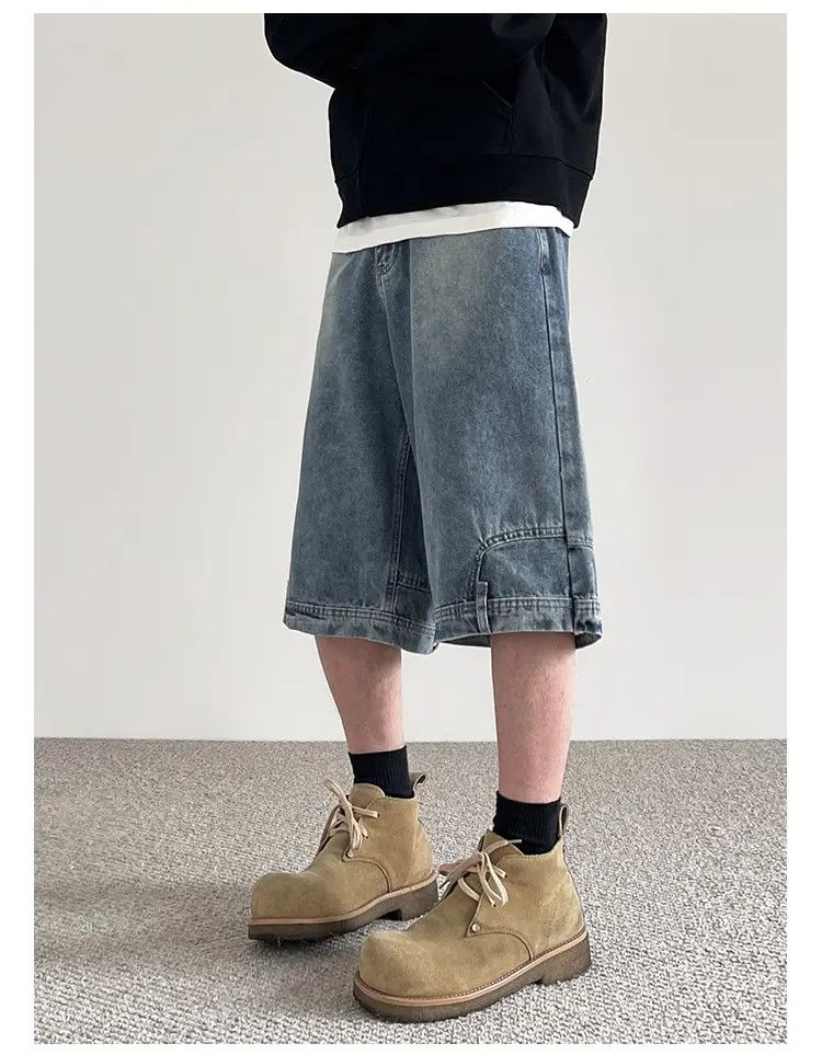 Japanese Brand × Jean Reversable Denim Shorts Size US 32 / EU 48 - 2 Thumbnail