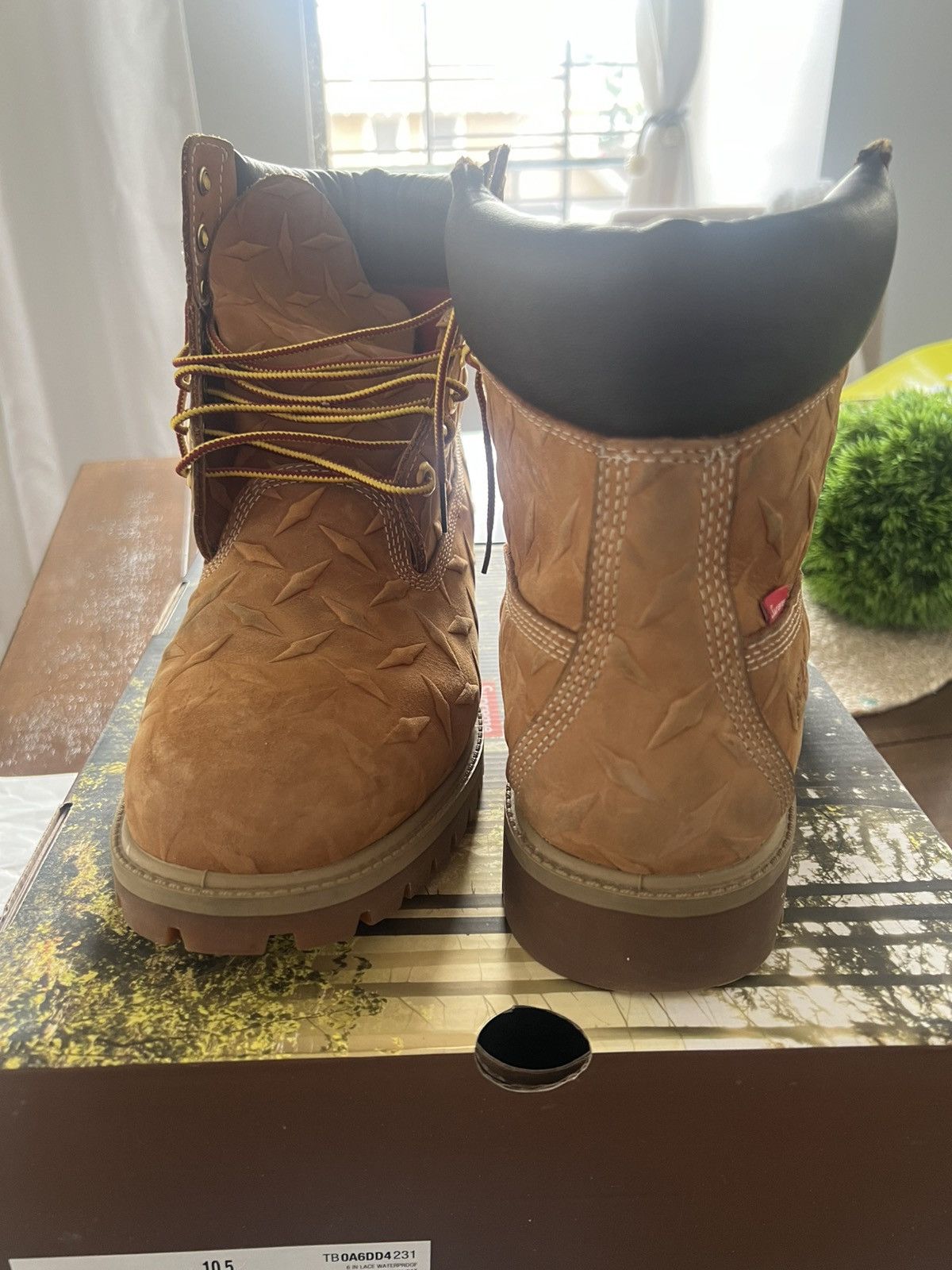 Supreme × Timberland Supreme Timberland Diamond Plate Boot Size US 10.5 / EU 43-44 - 3 Thumbnail