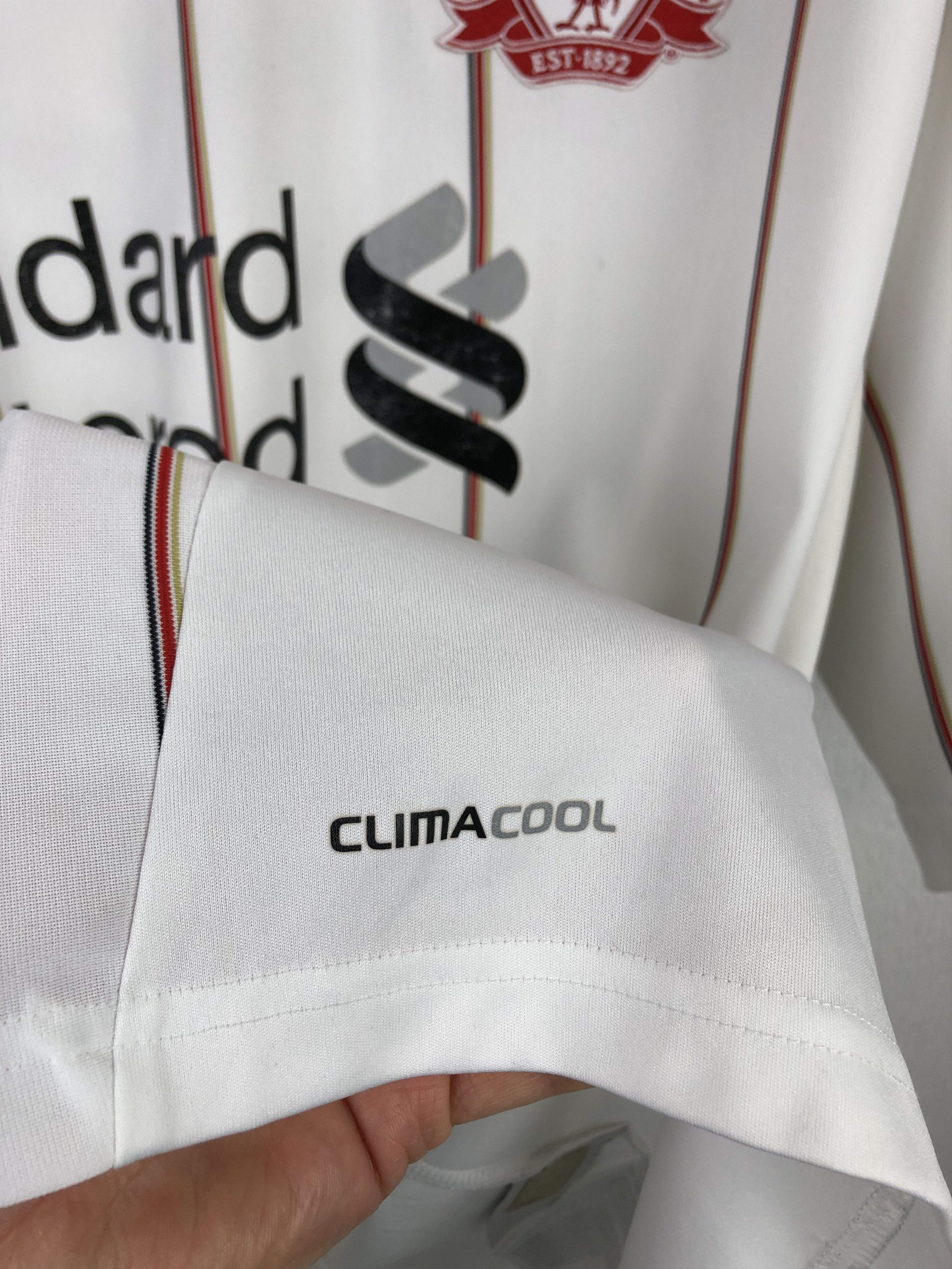 Adidas Liverpool Away football shirt 2010 Soccer Adidas Jersey Size US XXL / EU 58 / 5 - 7 Thumbnail