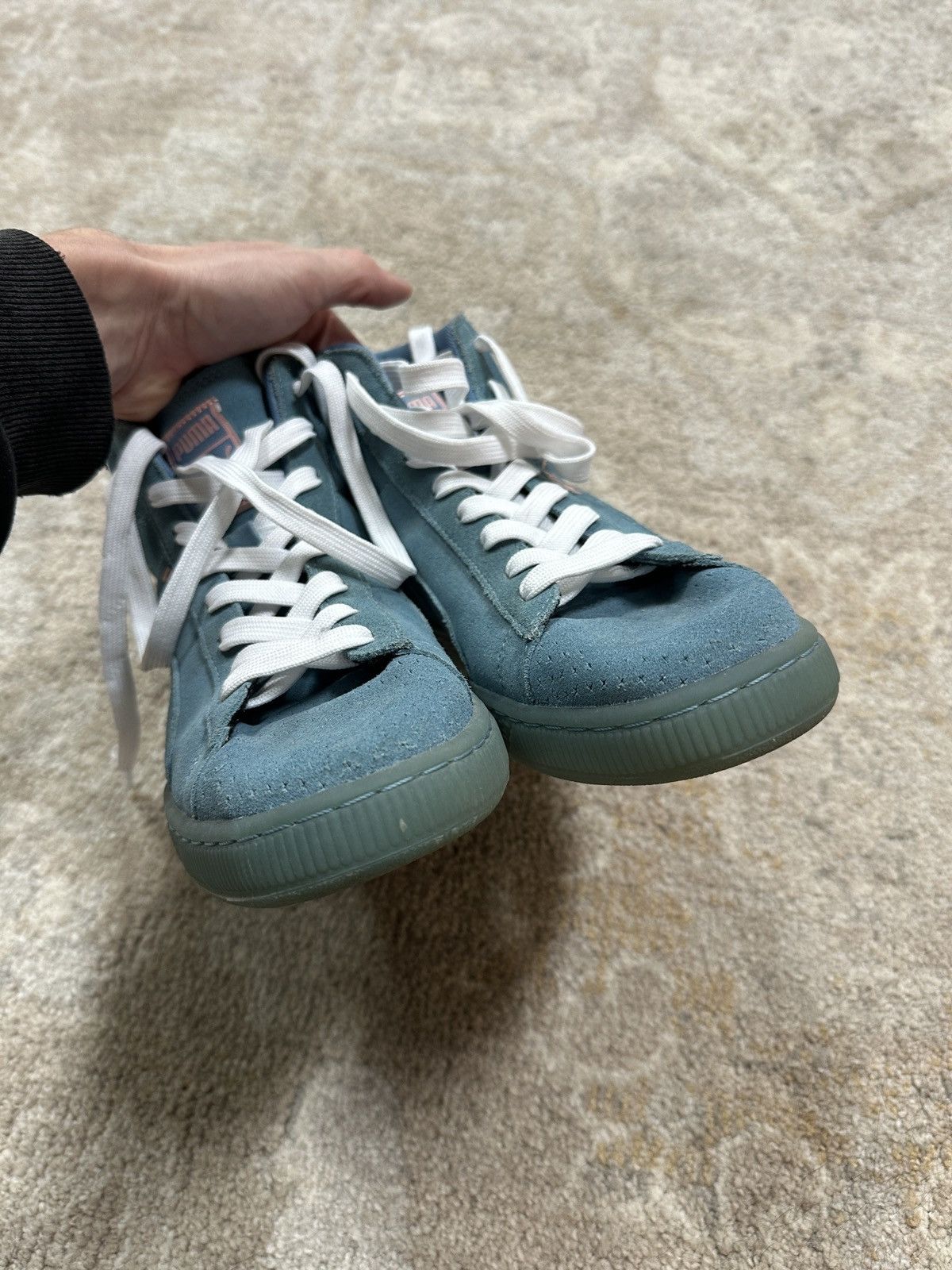 Pink Dolphin Suede Gradient Hi-Tops Size US 8 / EU 41 - 6 Thumbnail