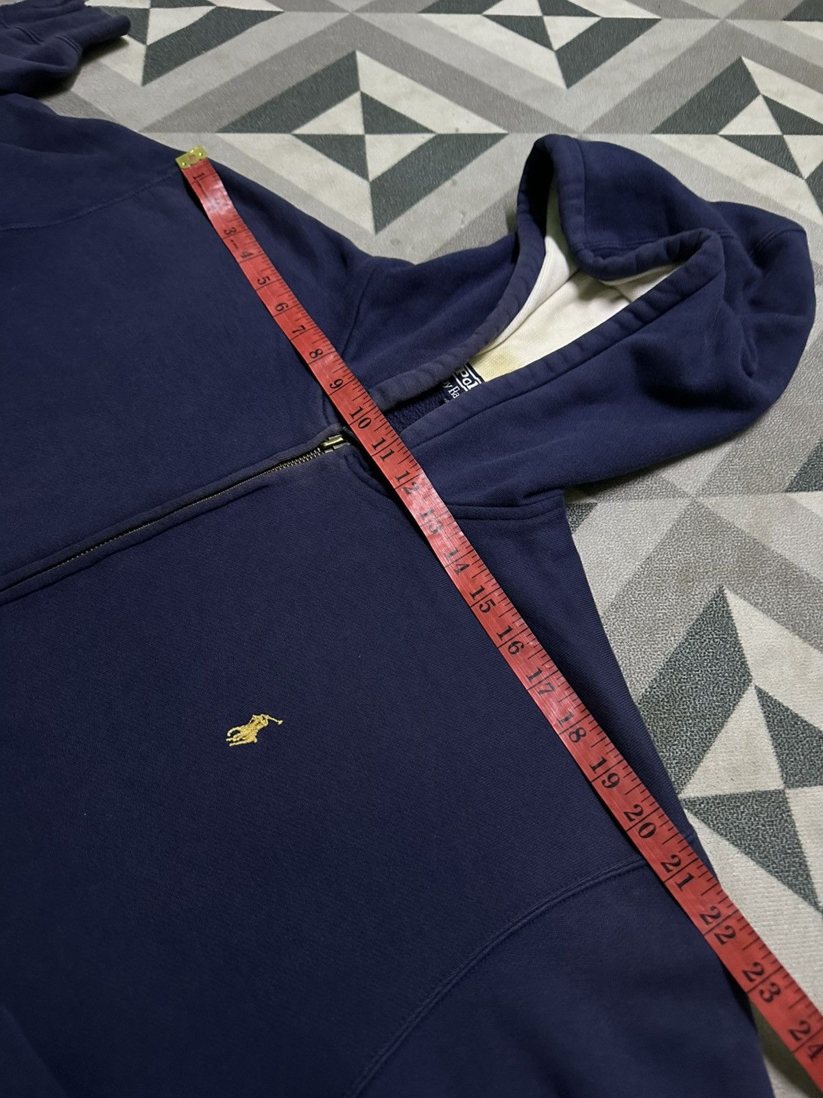 Polo Ralph Lauren Vintage Polo ralph laurent yellow pony logo zipper hoodie Size US XL / EU 56 / 4 - 10 Thumbnail