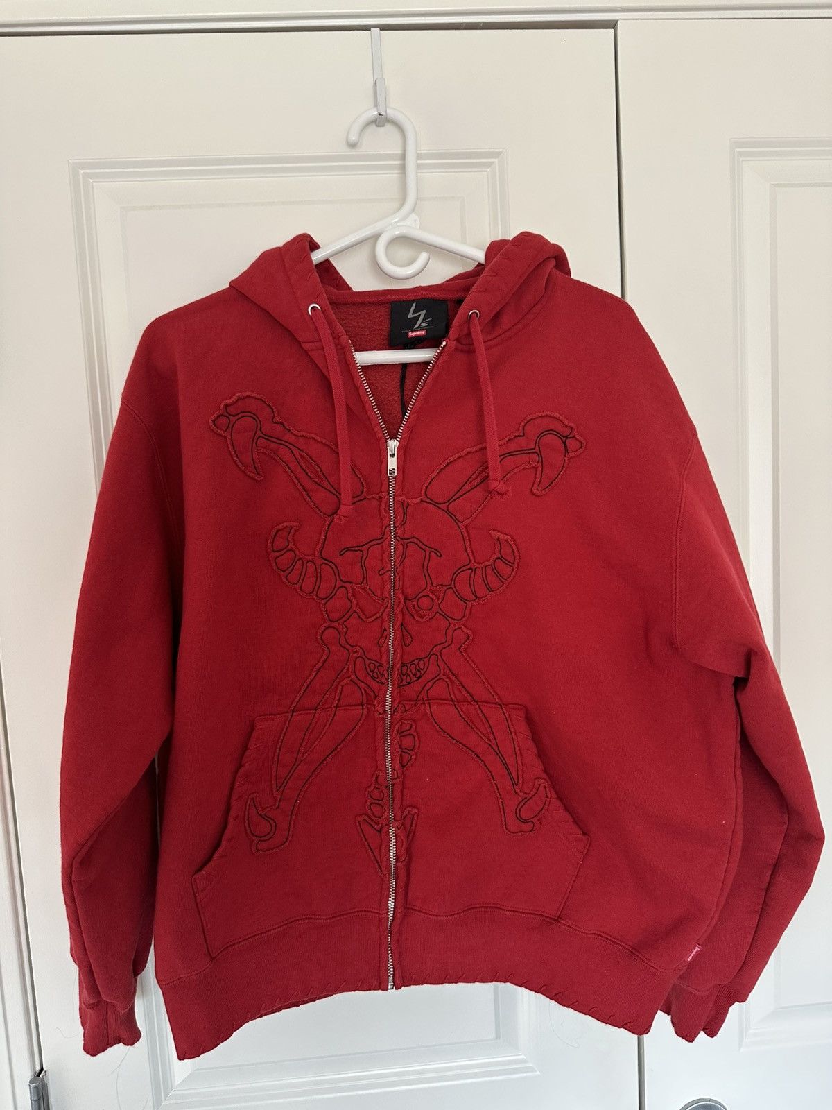 Supreme × Yohji Yamamoto Supreme Y's Skull Zip-Up Hoodie | Grailed