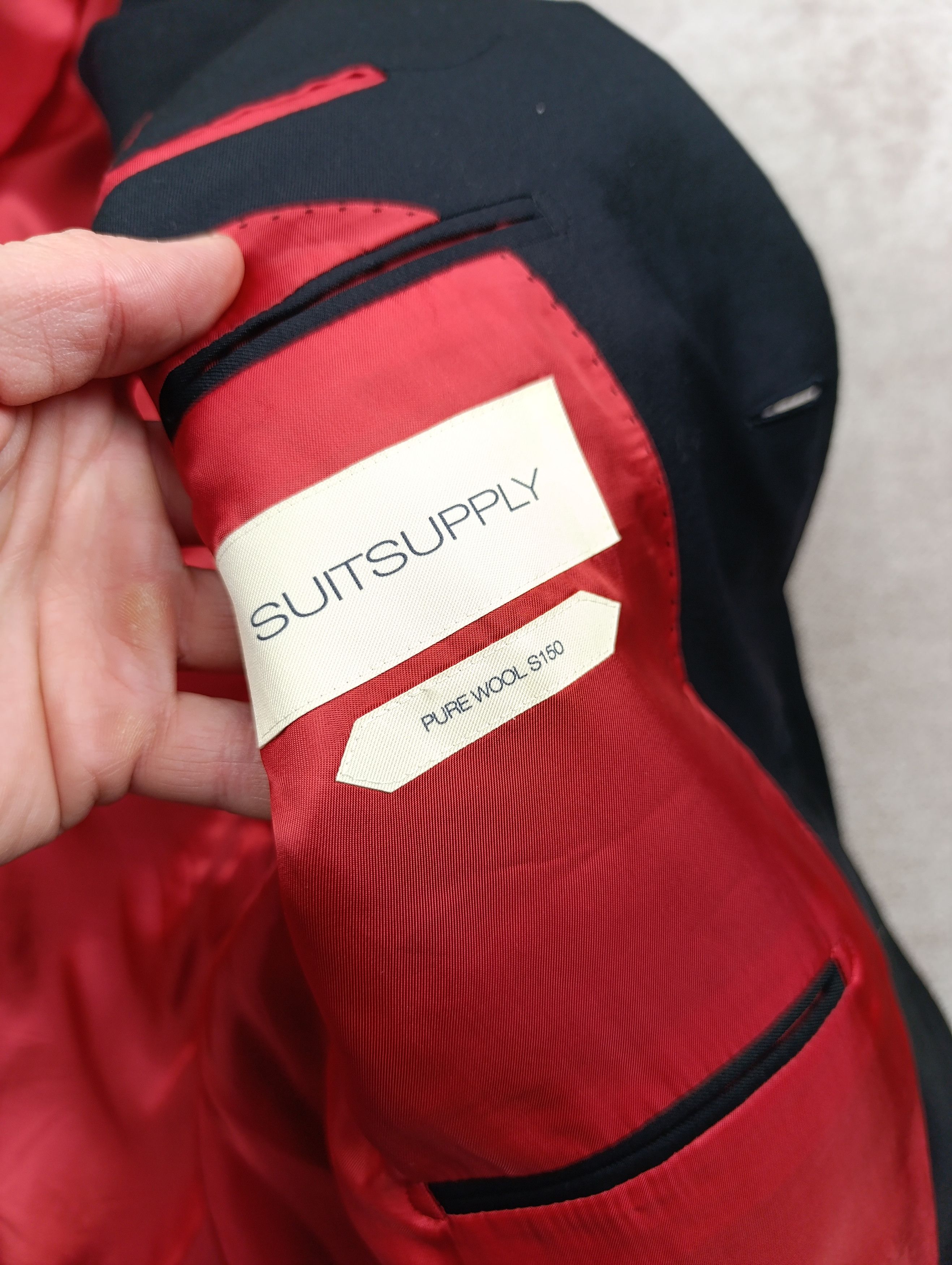 Suitsupply Suitsupply Wool Blazer Vitale Barberis Canonico Super 150s Size 50R - 15 Thumbnail
