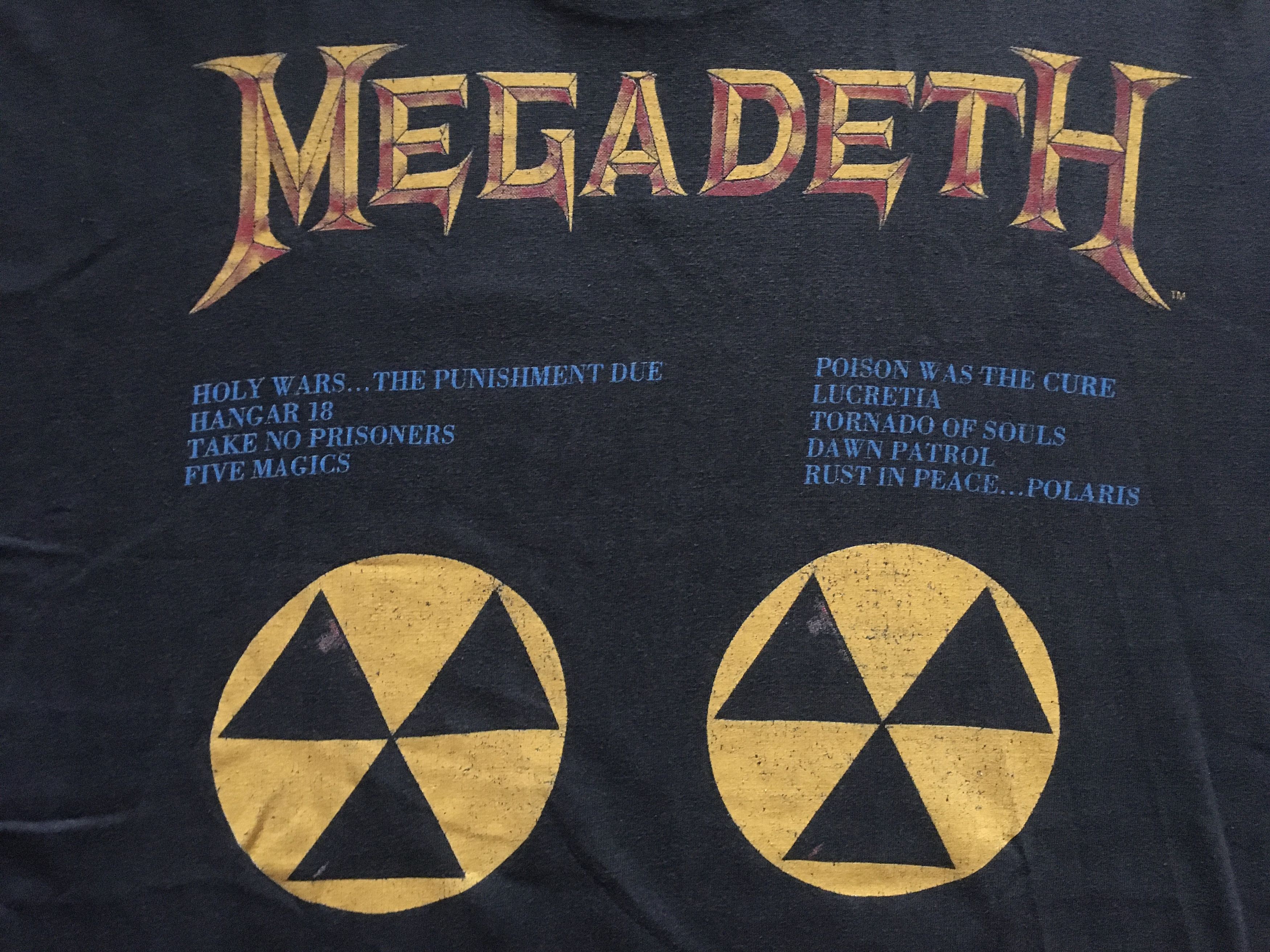 Band Tees Vintage Megadeth - Rust In Peace (1990) Band Tee Size US XL / EU 56 / 4 - 6 Thumbnail
