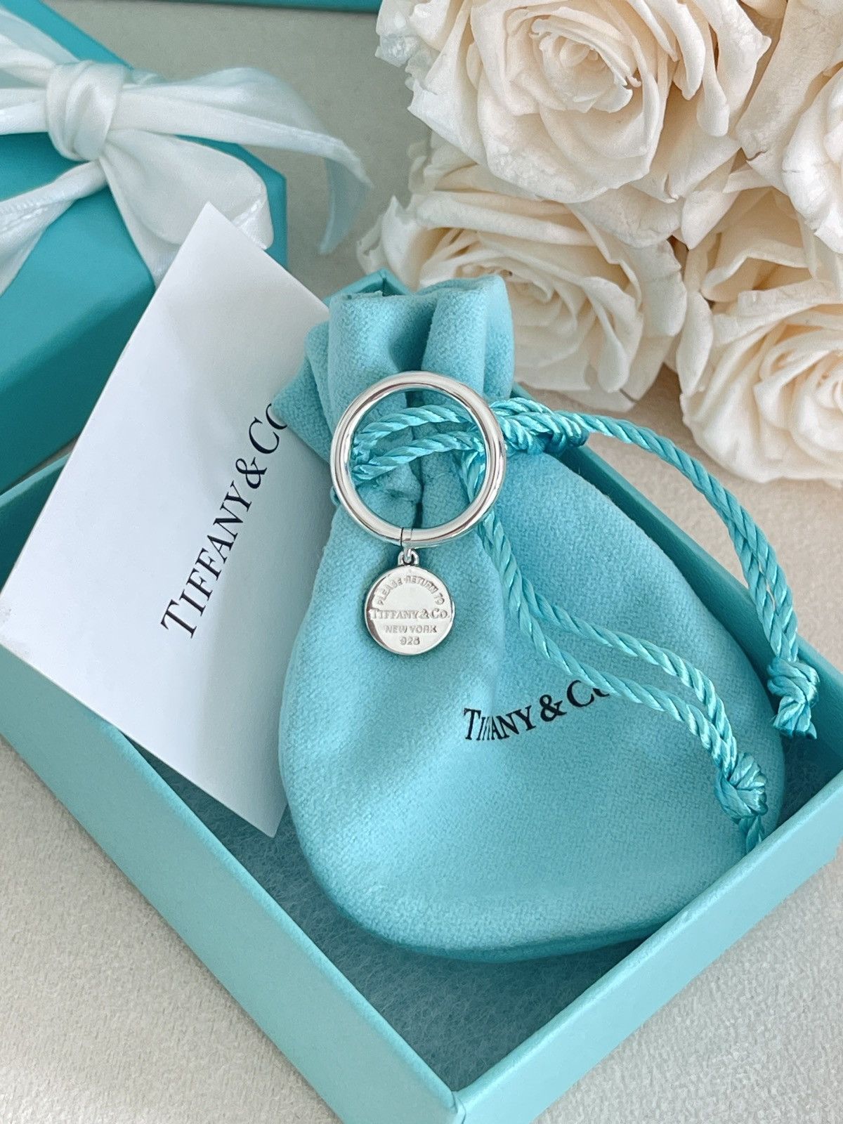 Tiffany & Co. Return To Tiffany Round Charm Ring Silver 5.75 NEW $650 Size ONE SIZE - 10 Thumbnail